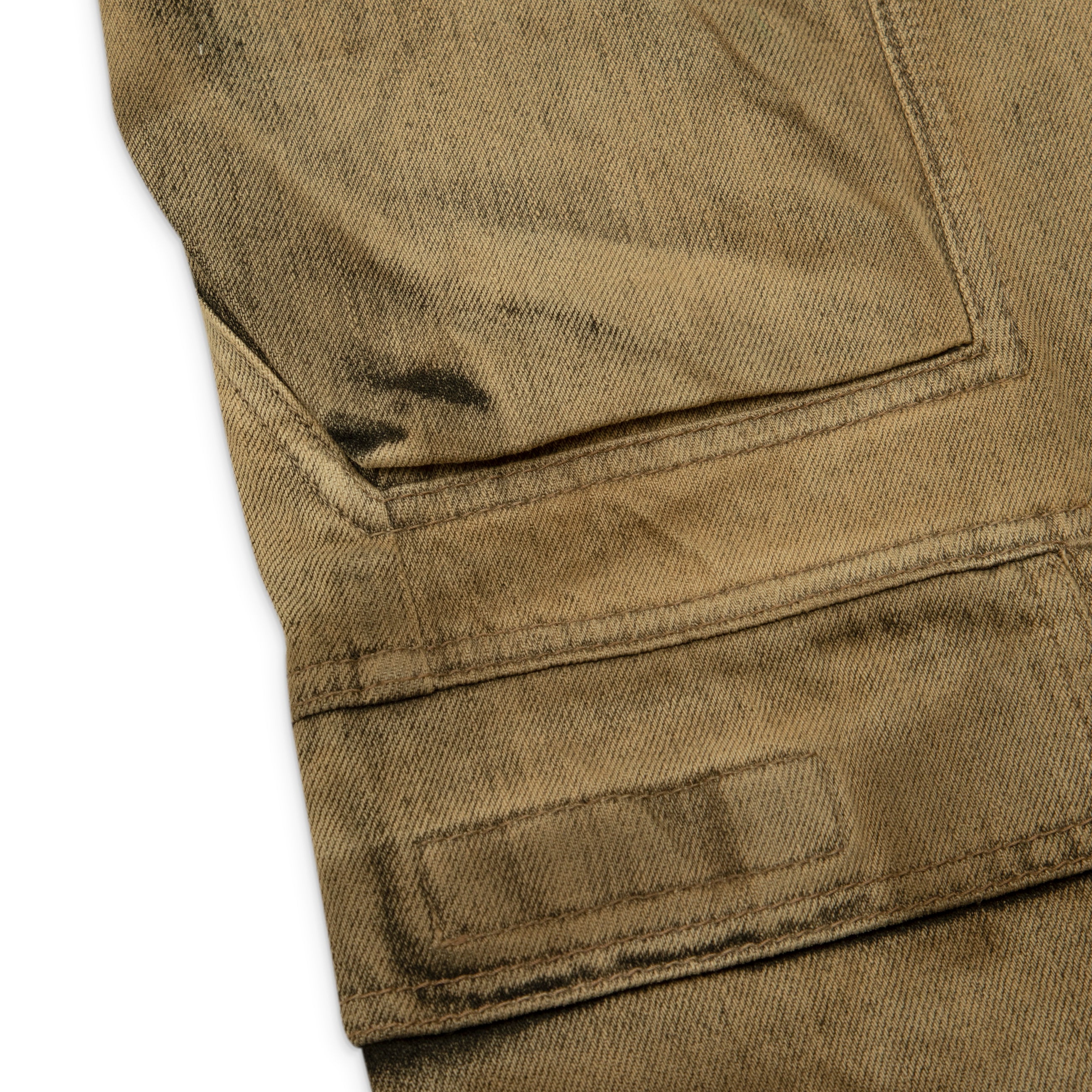 Rick Owens DRKSHDW Double Cargo Jeans Beige