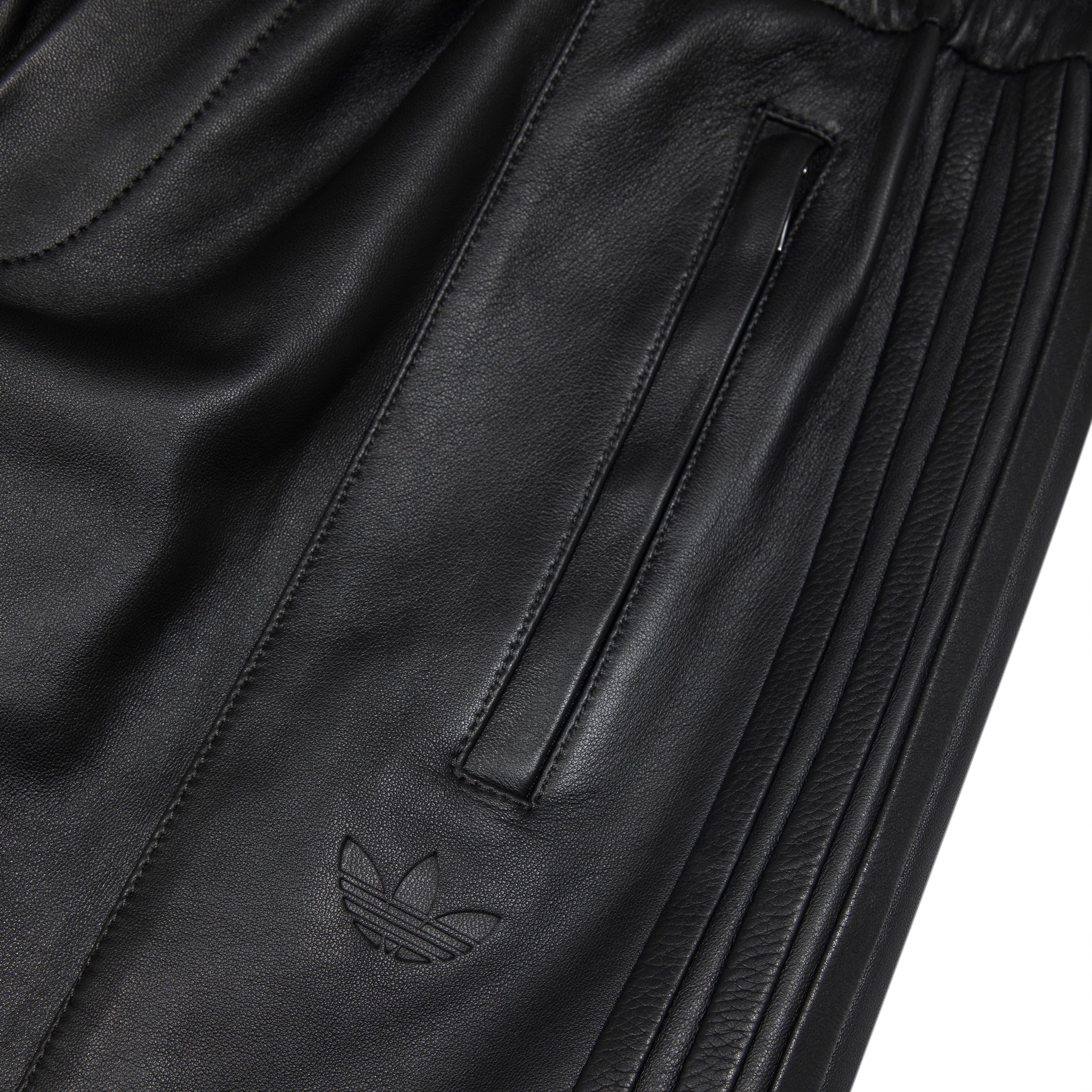 Adidas (A-Type) Leather Firebird Trouser Black