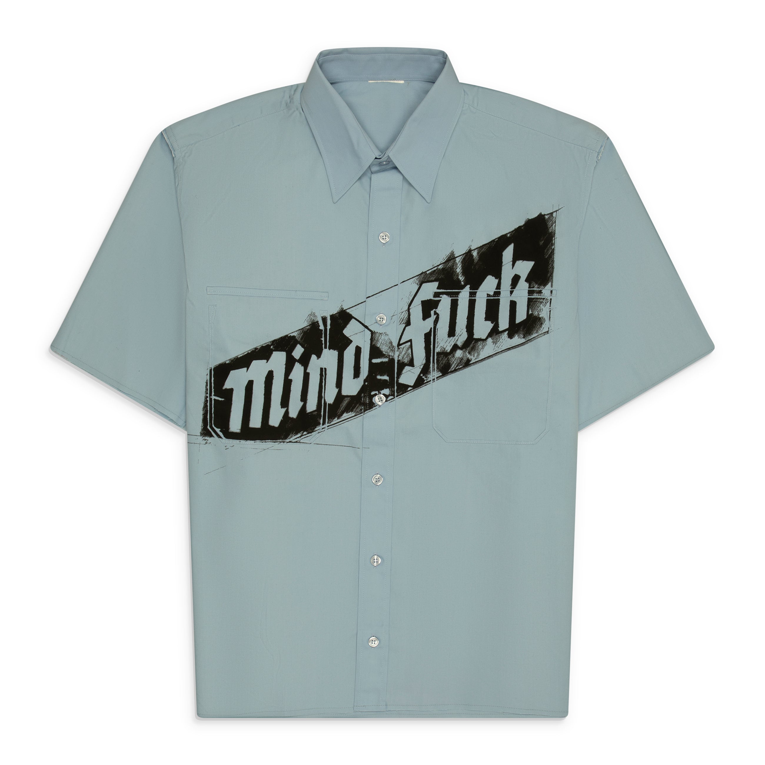 Prototypes Mindfuck Military Shirt Blue