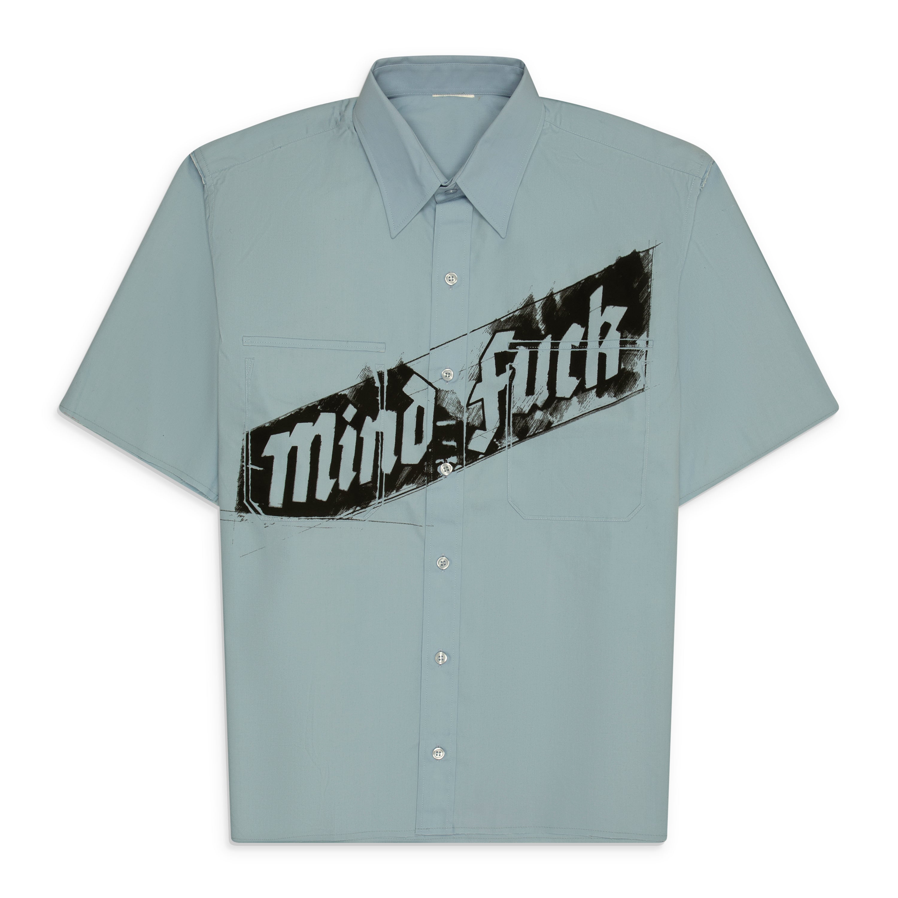 Prototypes Mindfuck Military Shirt Blue