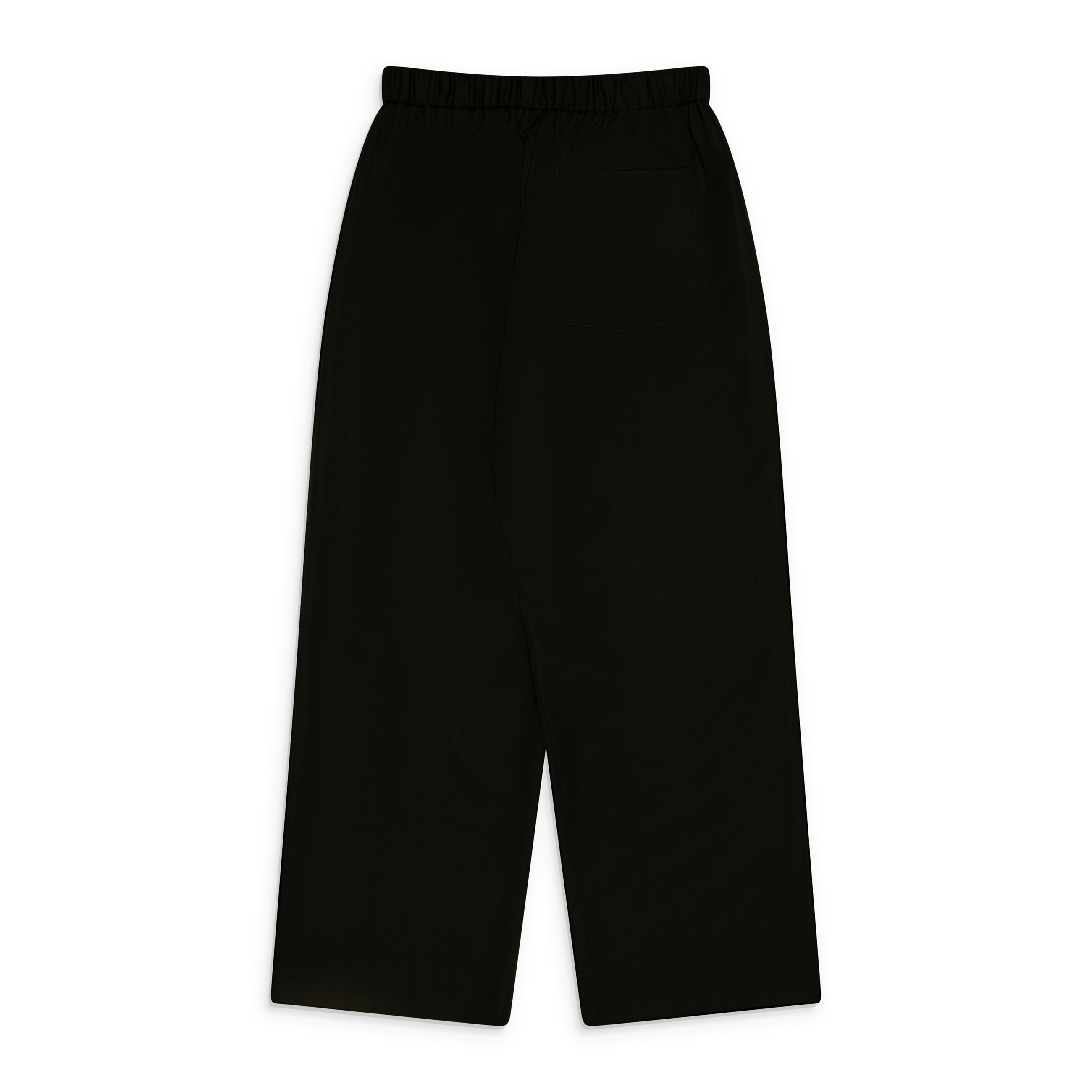 Simone Rocha Elasticated Knee Pleat Trousers W/ Daisy Black