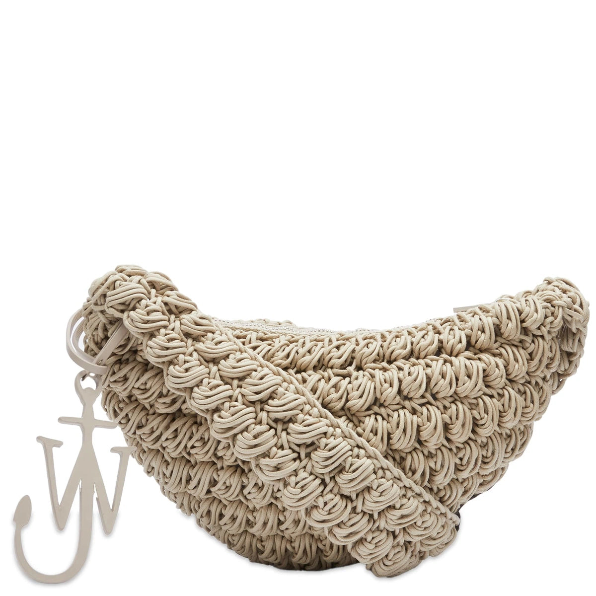 JW Anderson Popcorn Sling Crossbody Bag Grey