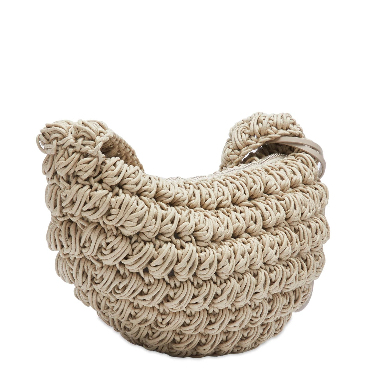 JW Anderson Popcorn Sling Crossbody Bag Grey