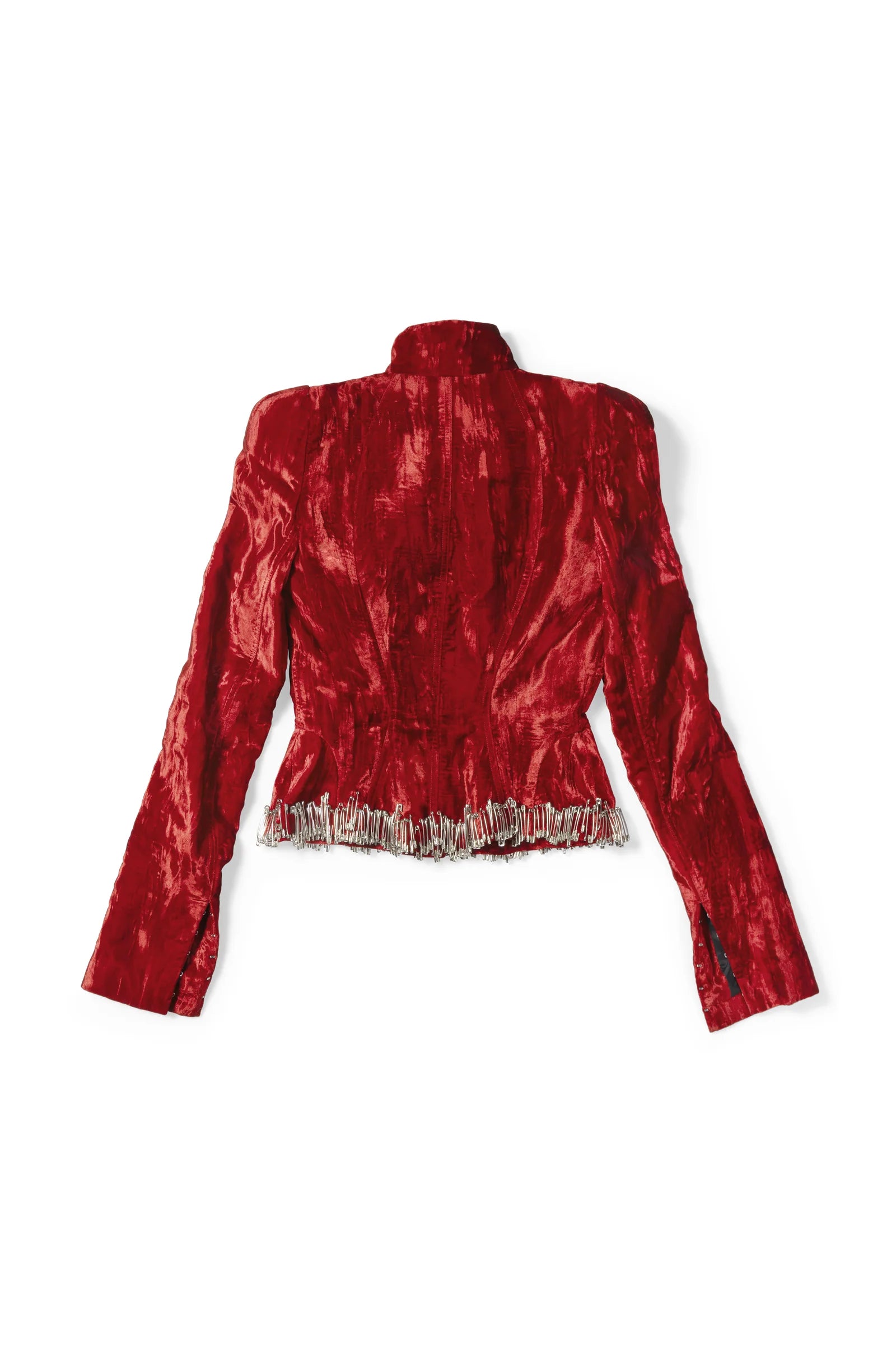 Dilara Theatre Of Life Velvet Jacket Red
