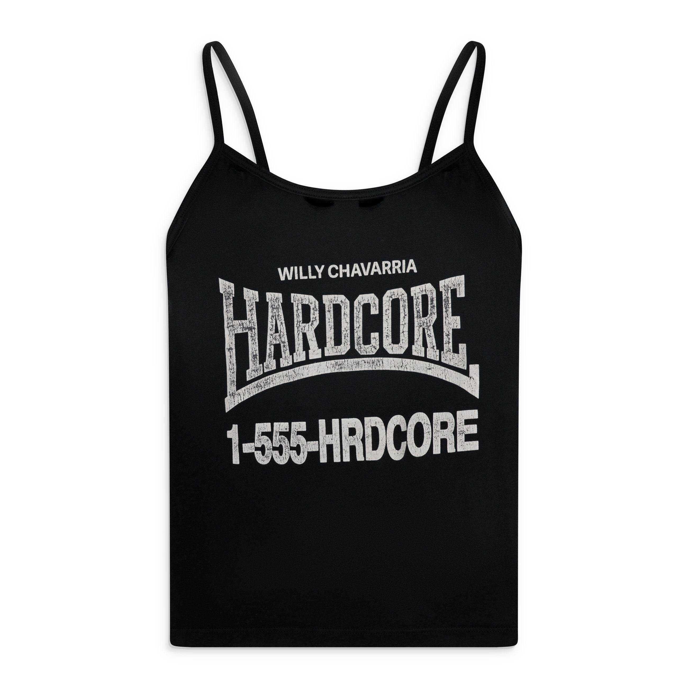Willy Chavarria Hardcore Cholita Tank Black