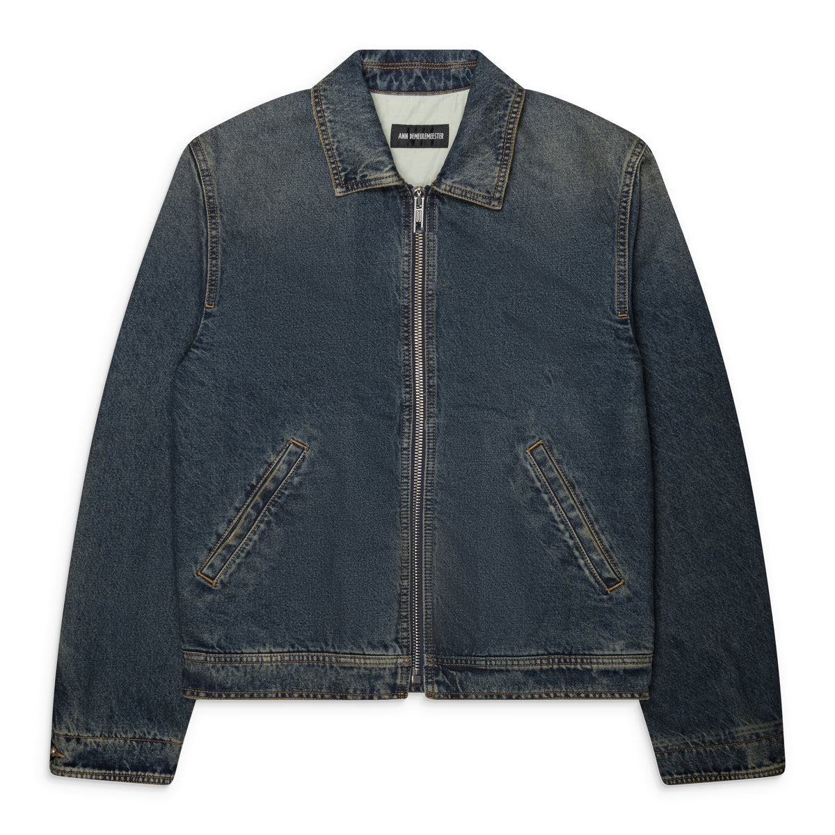 Ann Demeulemeester Rocco Slim Fit Zipped Blouson Blue – ESSXNYC