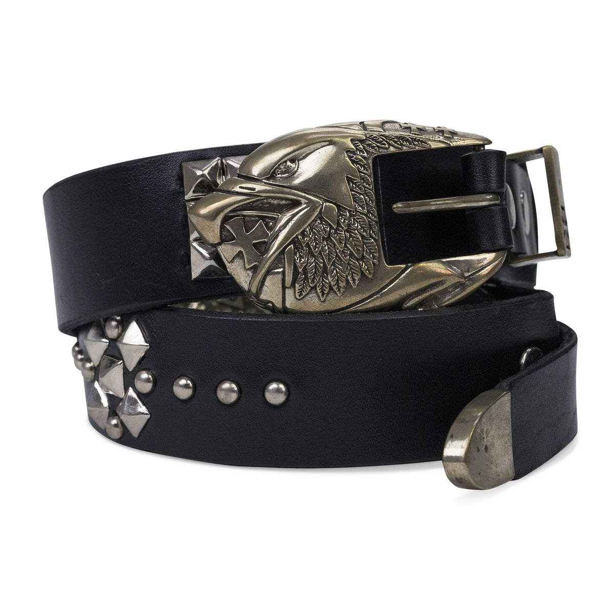 Enfants Riches Deprimes Double Eagle Buckle Belt Black