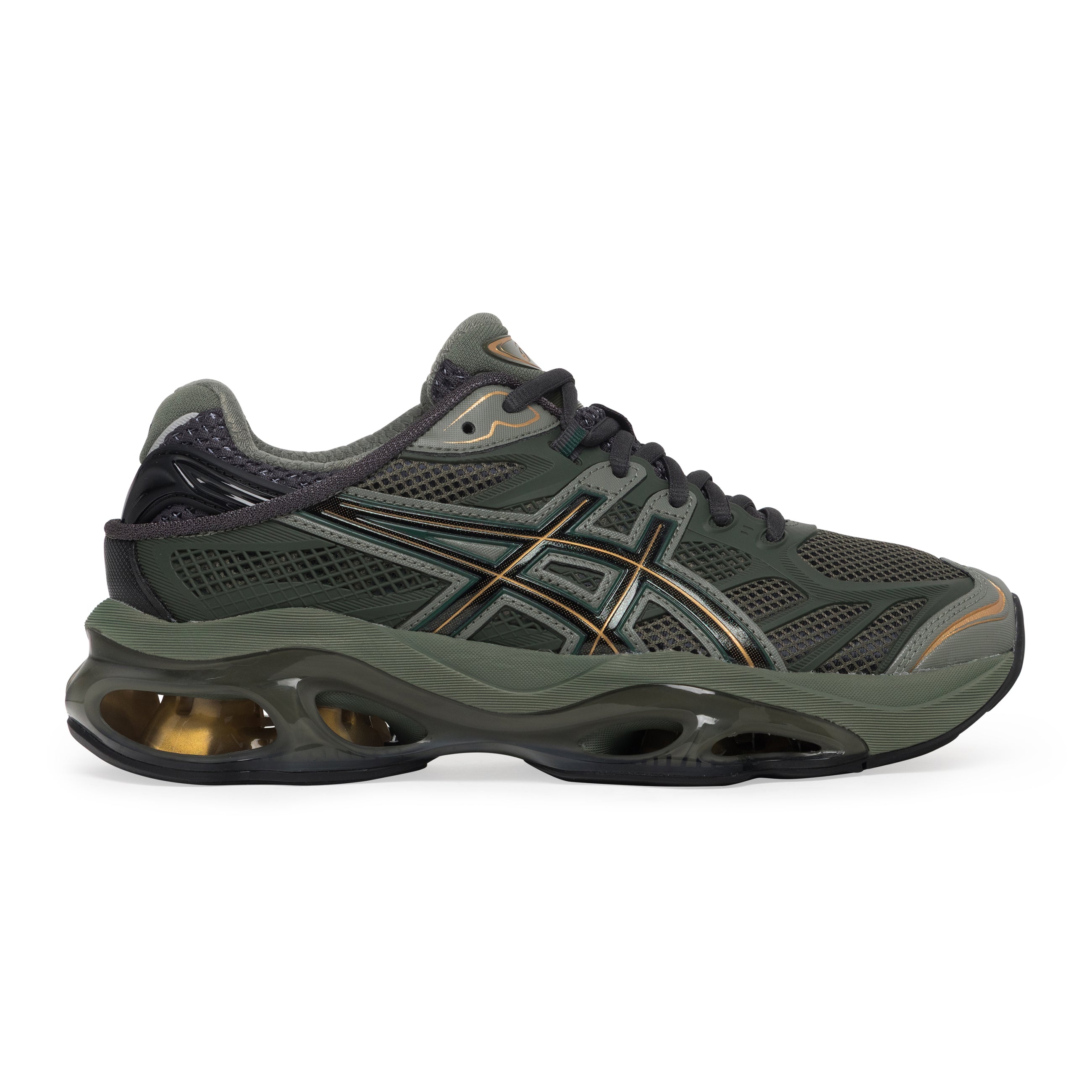 Asics Gel-Kinetic 2.0 Obsidian Grey/Olive Canvas