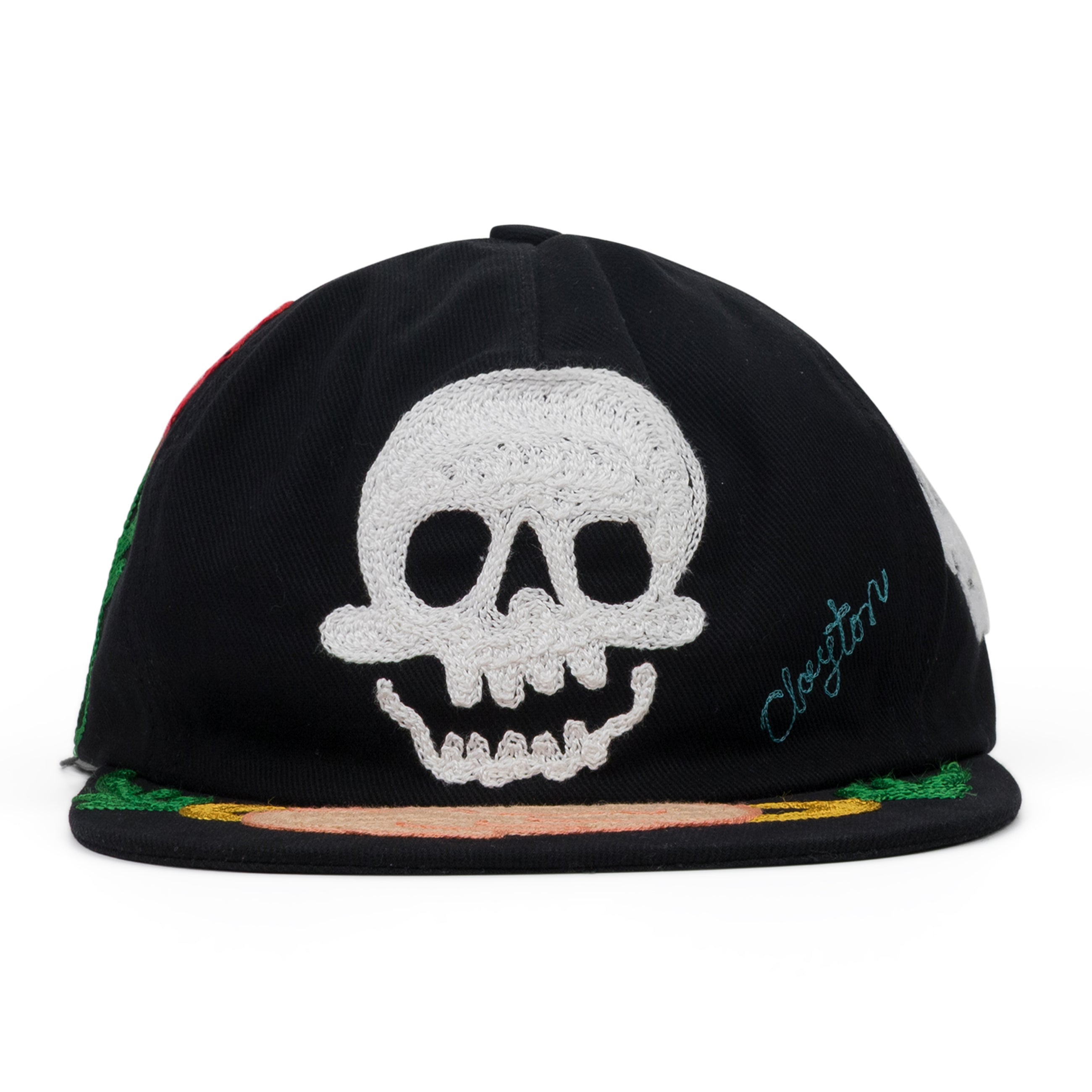 Clayton Patterson Skull Cap Black