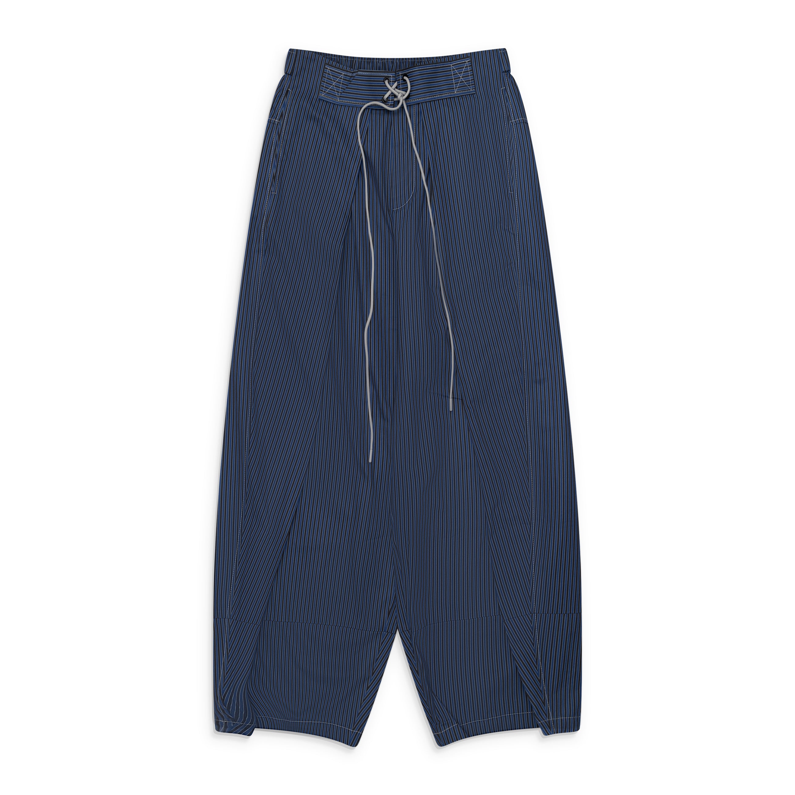 Namesake Folding Wide Swim Trousers Royal Stripe Blue