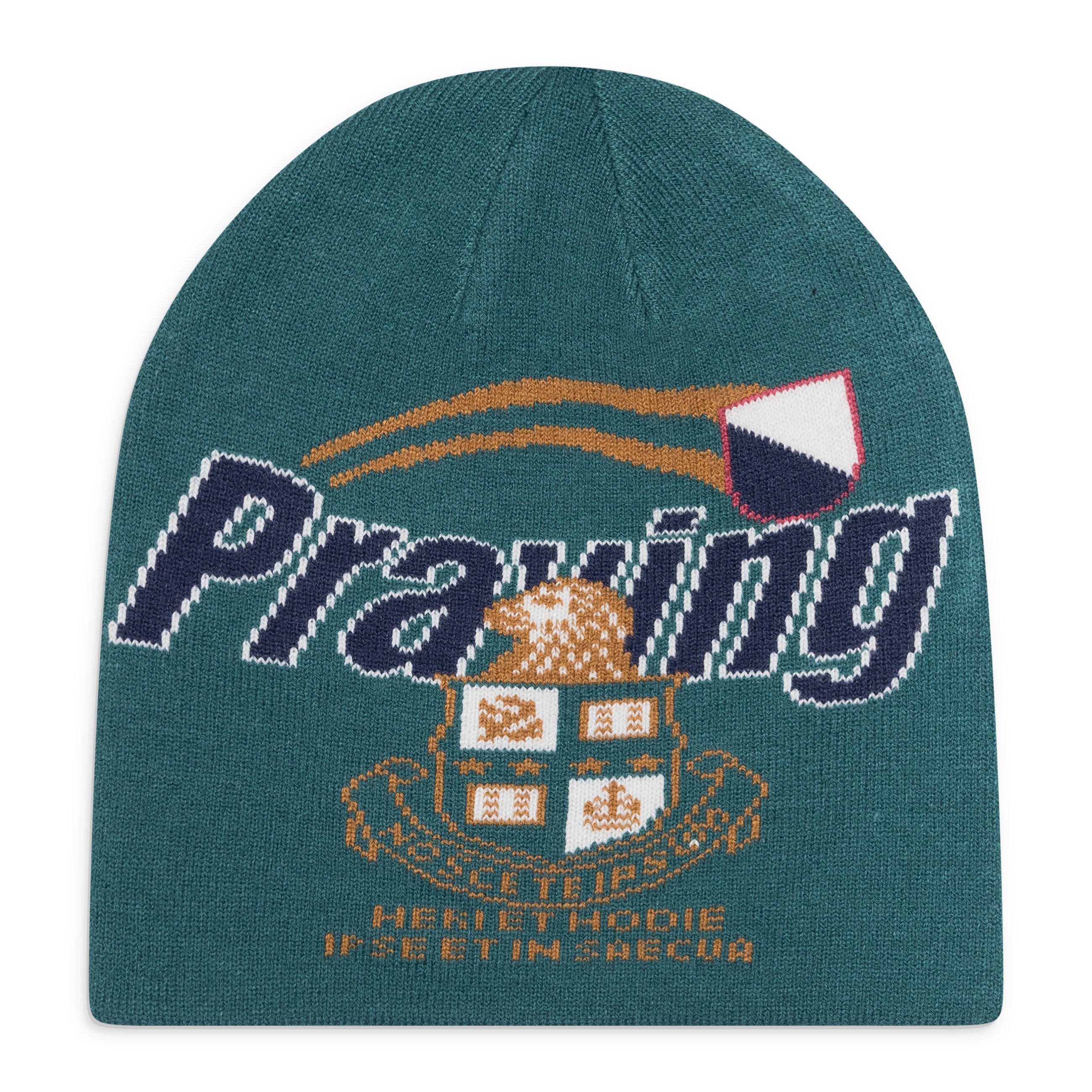 Praying Crest Beanie Green