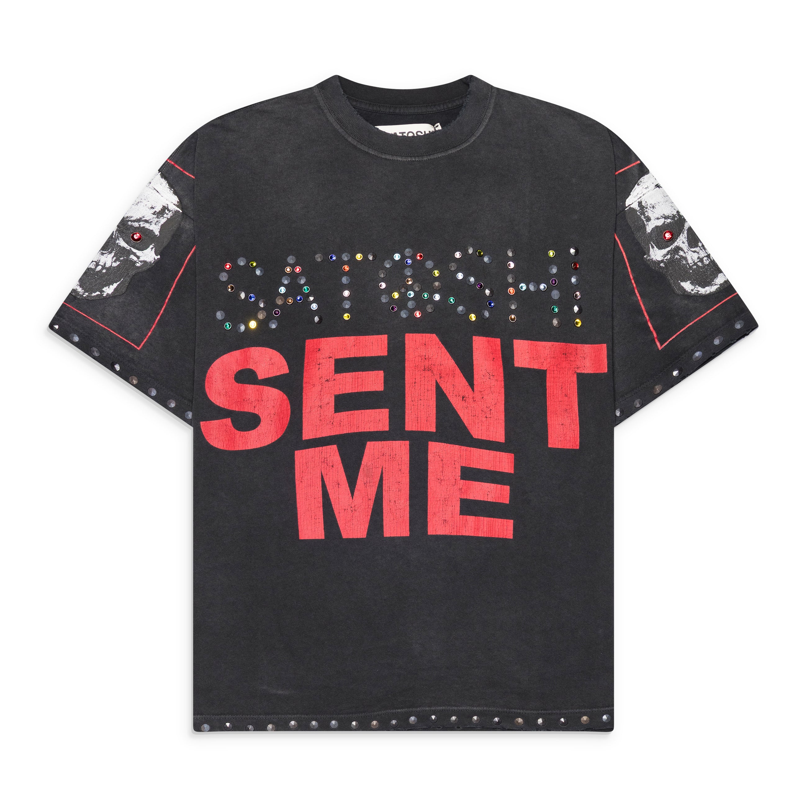 Satoshi Nakamoto Satoshi Sent Me Tee Black
