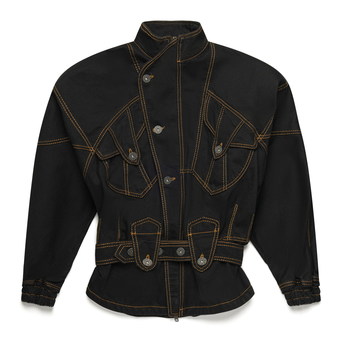 Vaquera Women Denim Jacket Woven Black