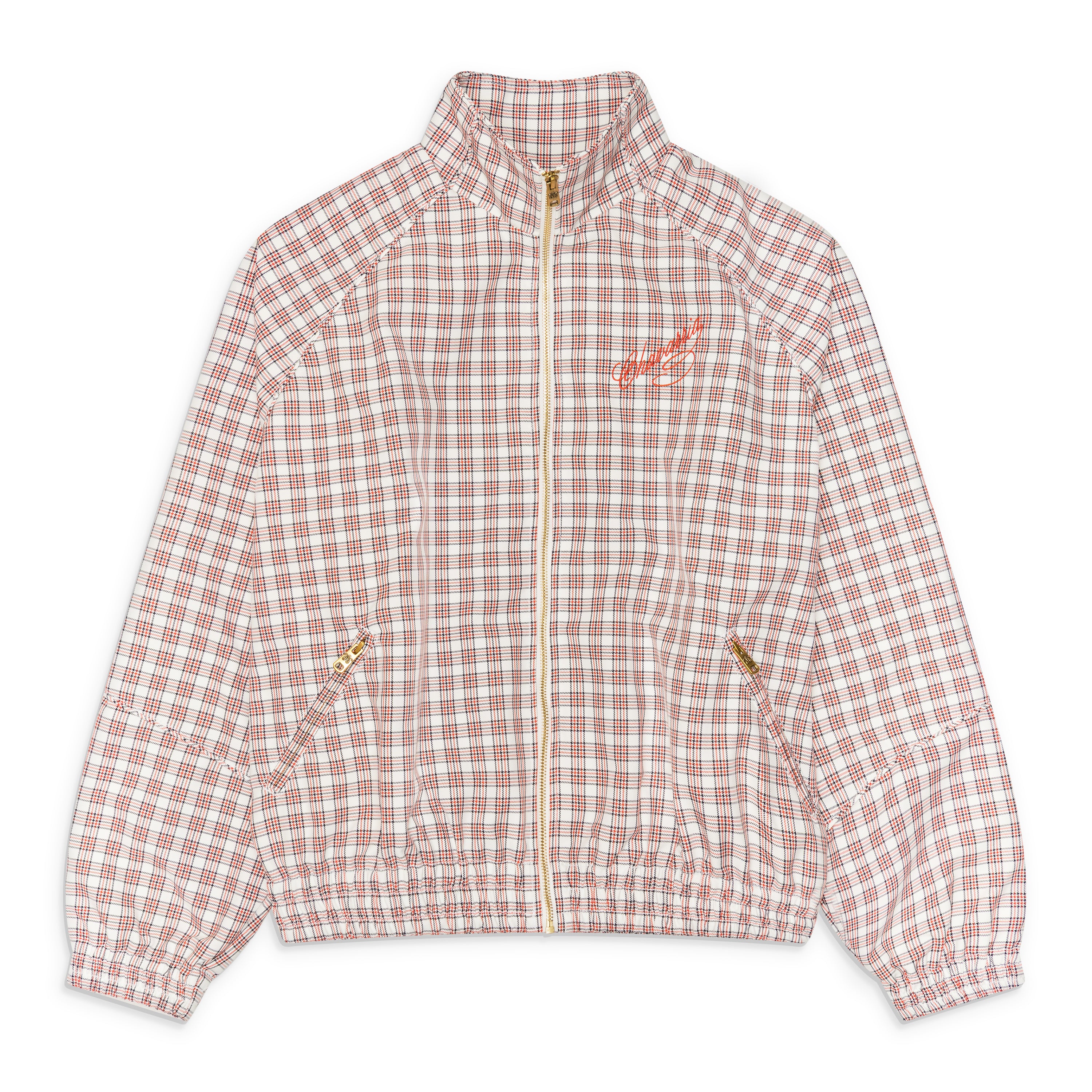 Willy Chavarria Ruff Rider Track Jkt Red