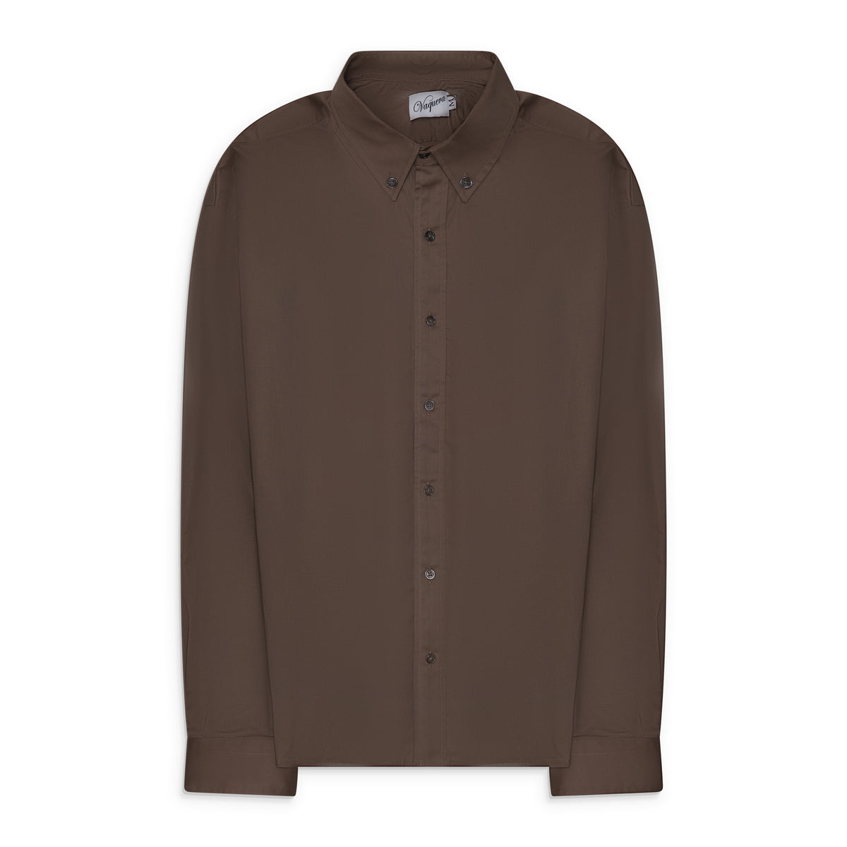 Vaquera Women Belted Button Down Woven Brown