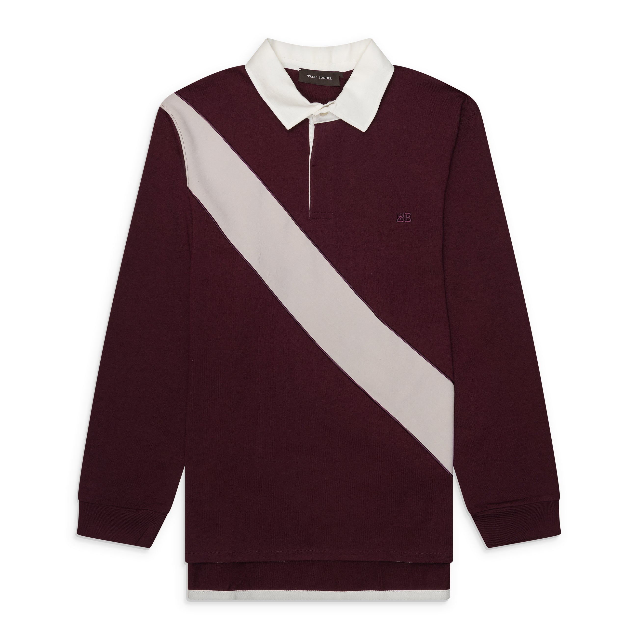 Wales Bonner Prism Rugby Wine/Dove Grey