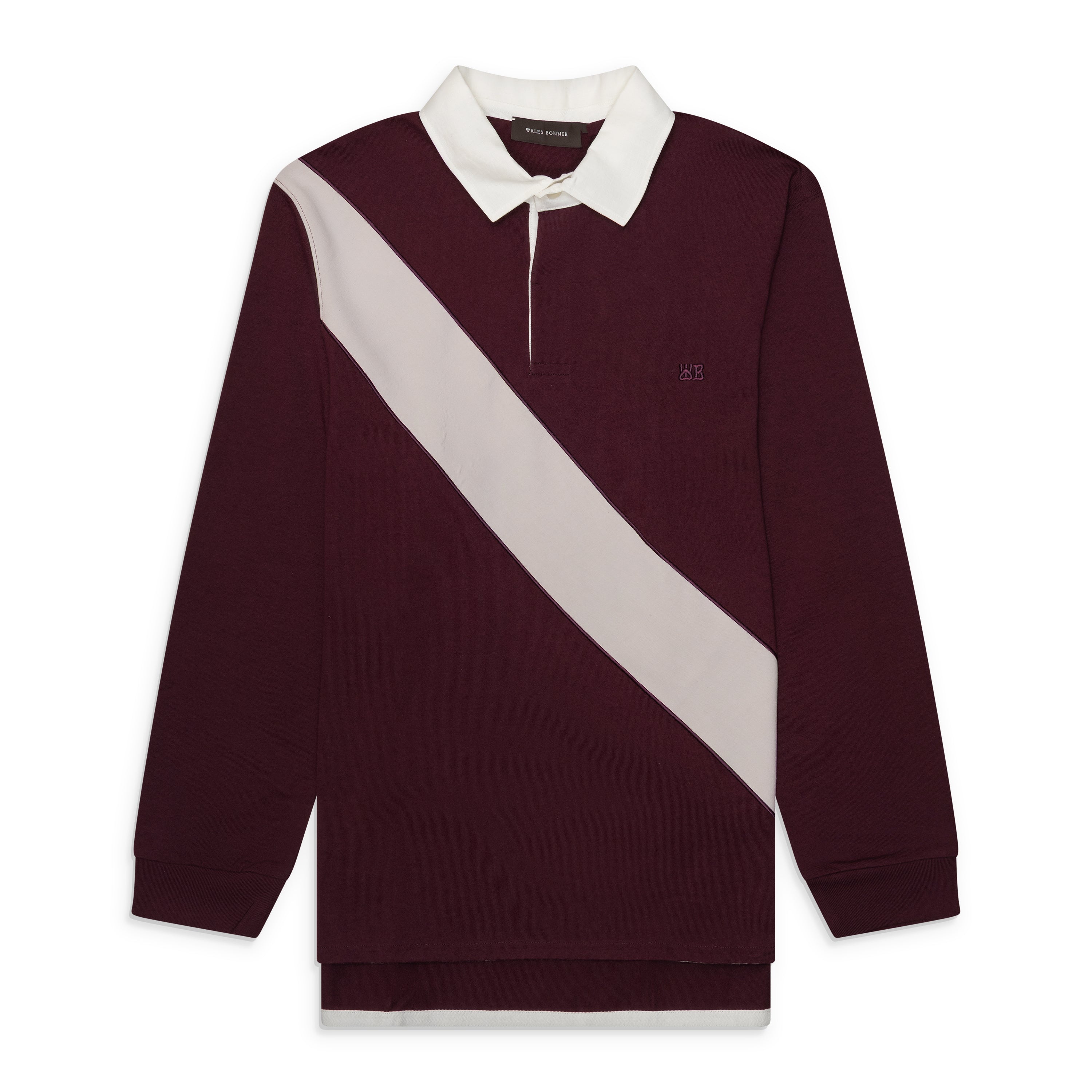 Wales Bonner Prism Rugby Wine/Dove Grey