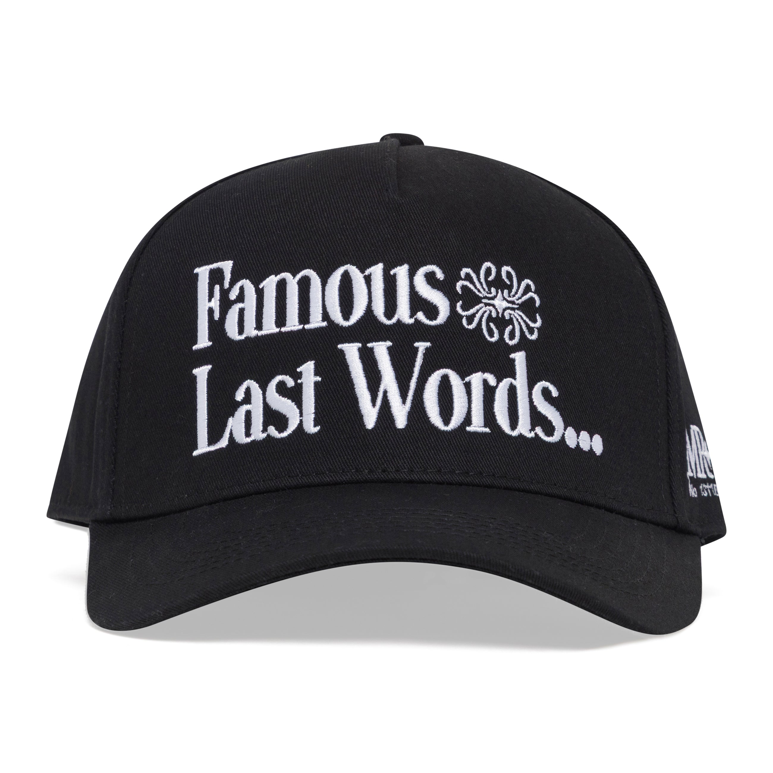 Midnight Rodeo Black Famous Last Words Hat