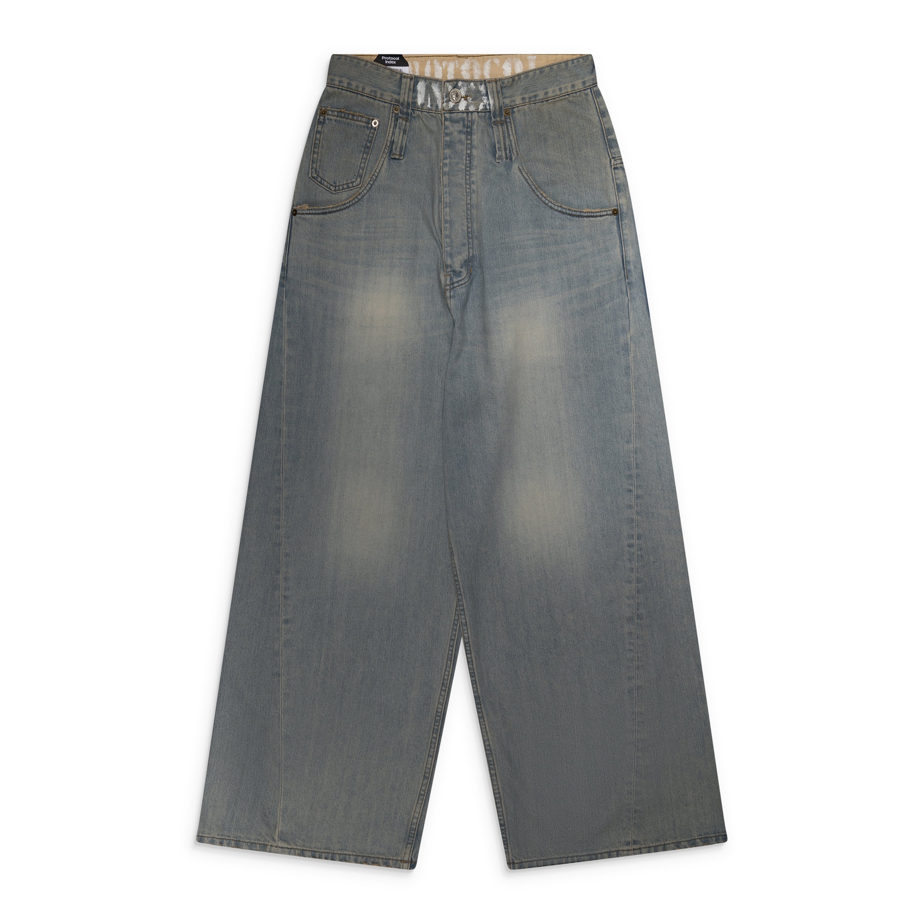 Protocol Index Retro Denim Pants Blue
