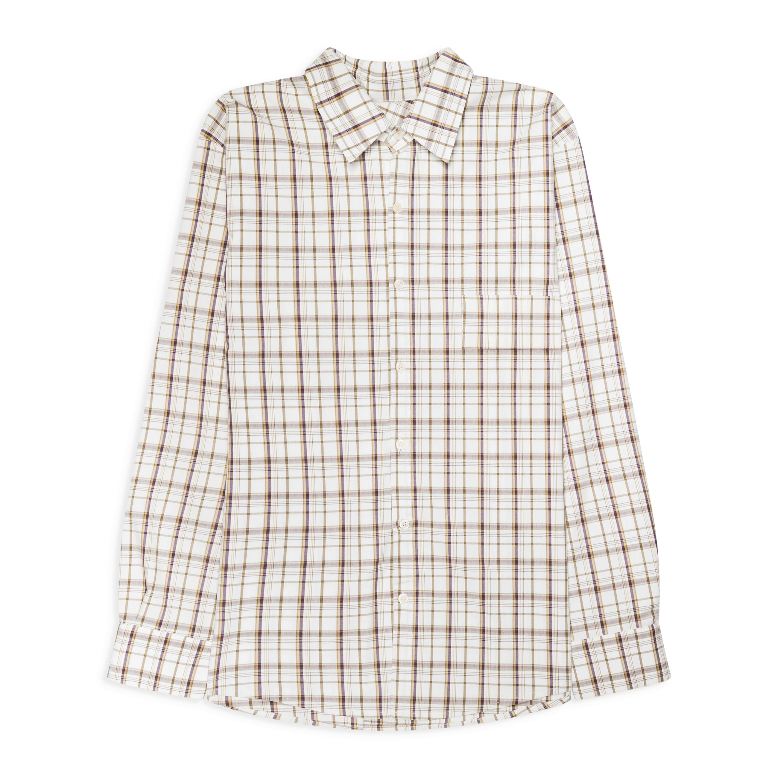Bryan Jimenez  Plaid Shirt Brown