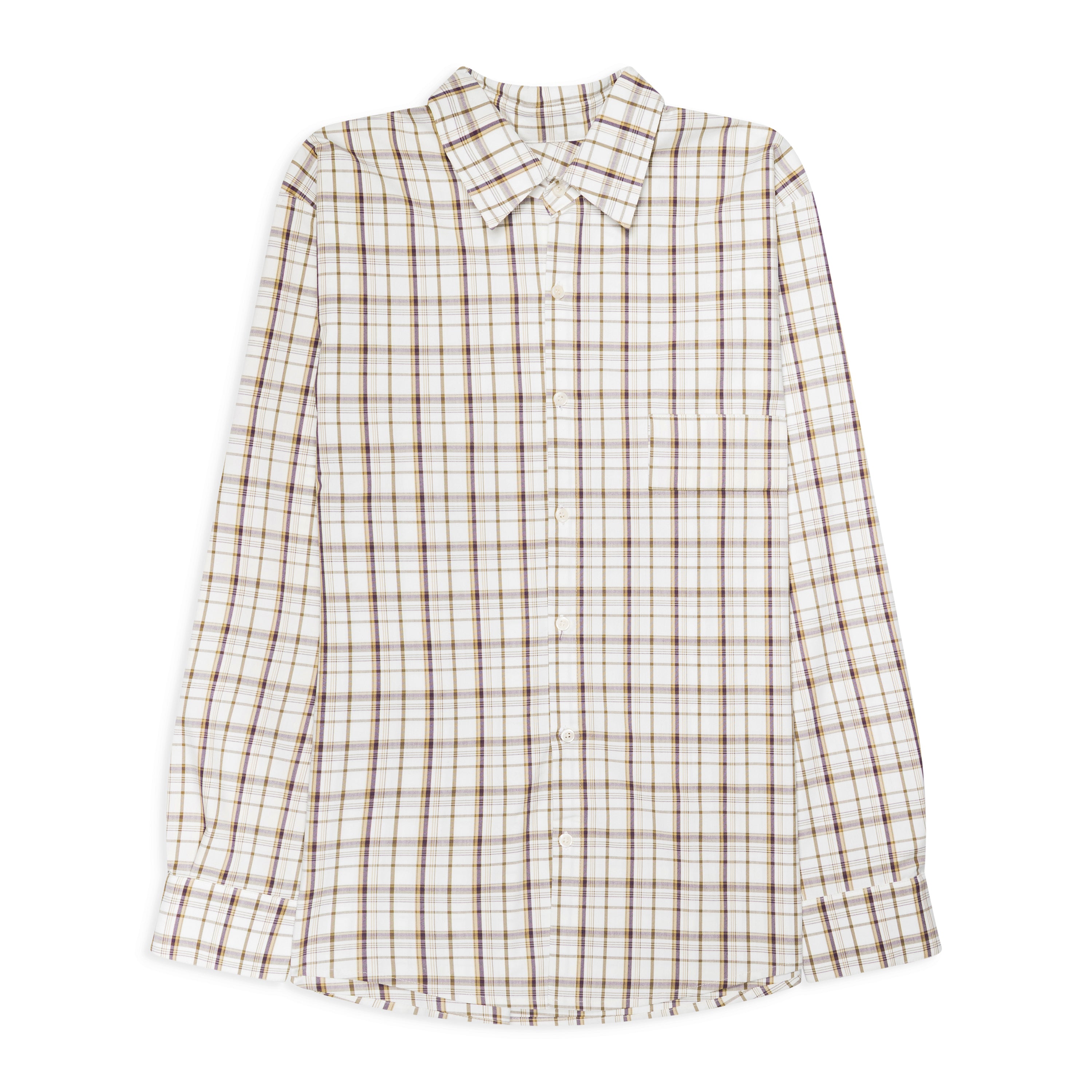 Bryan Jimenez  Plaid Shirt Brown