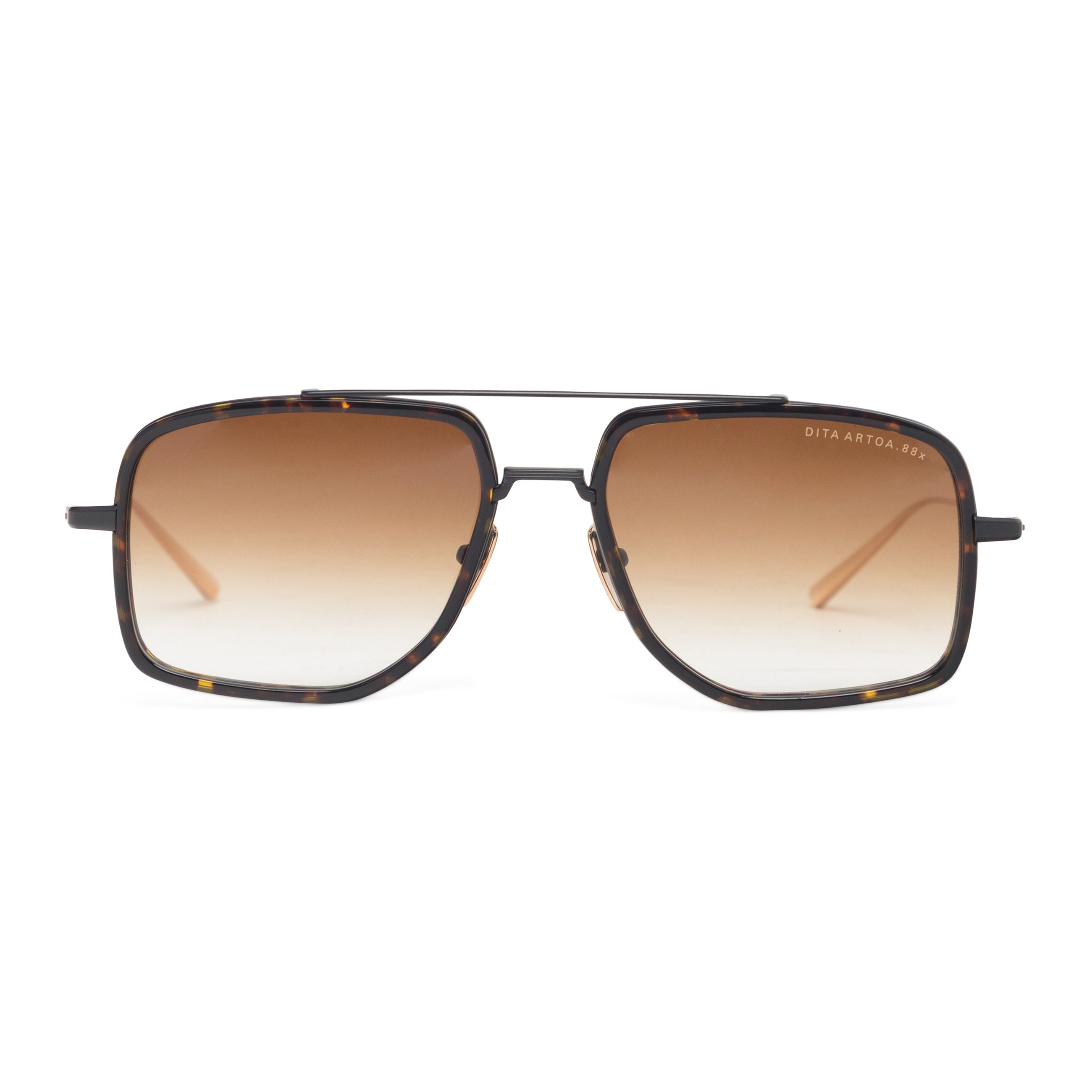 Dita Artoa.88X Matte Black - Dark Tortoise - White Gold