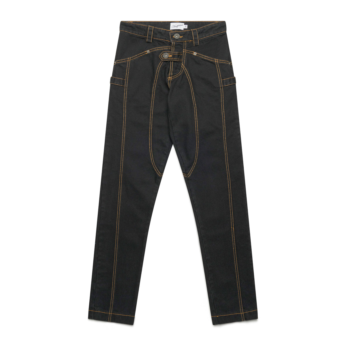 Vaquera Women Daddy Jeans Woven Black