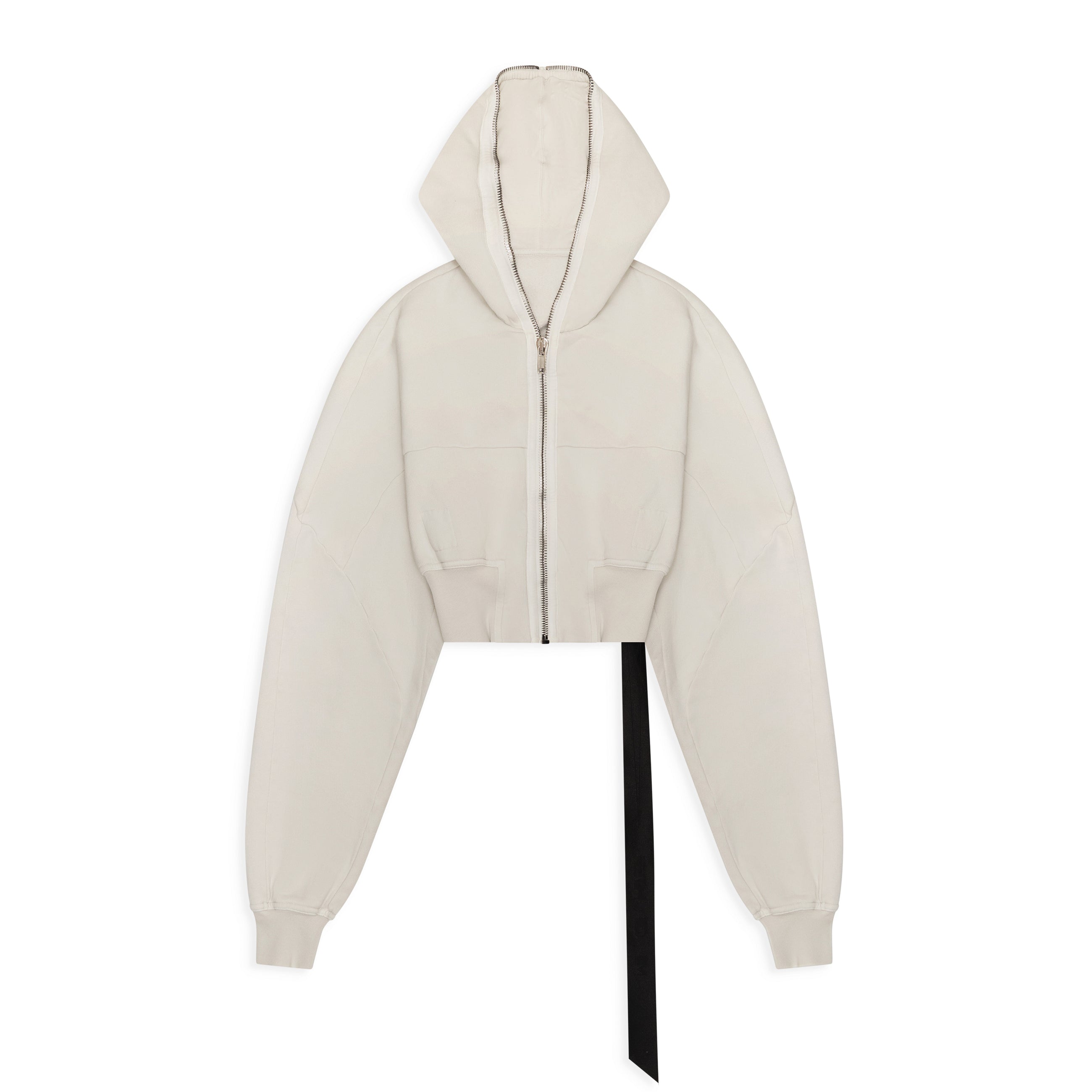 Rick Owens DRKSHDW Collage Gimp Hoodie White