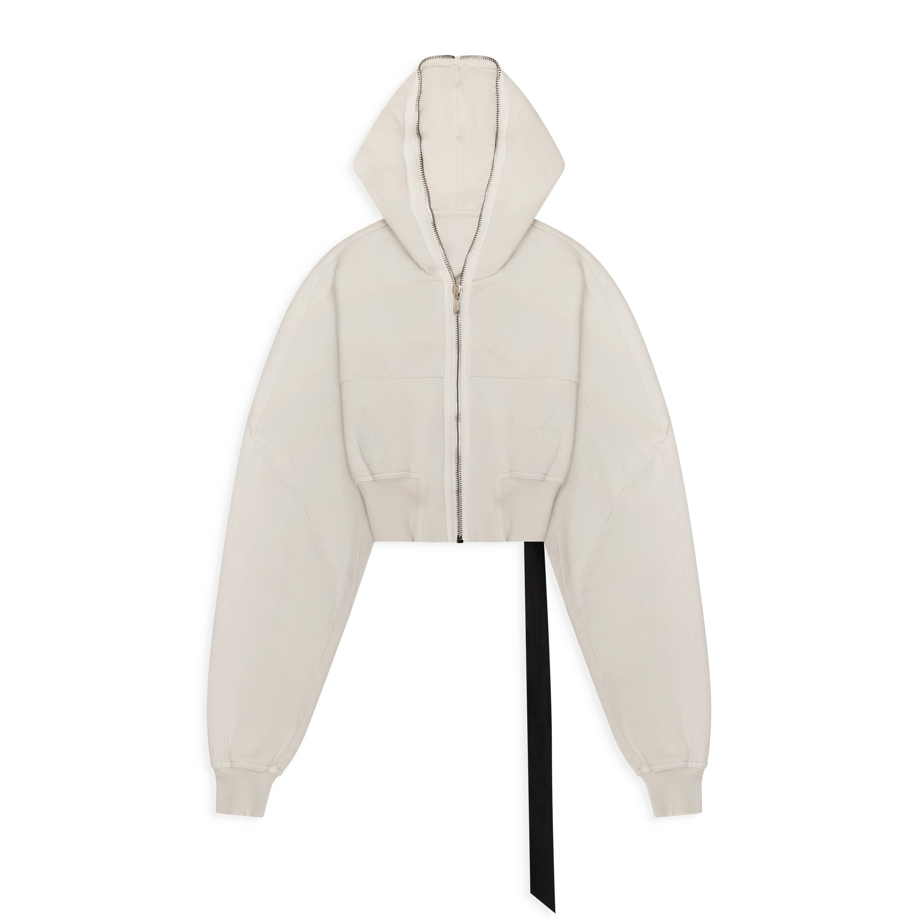 Rick Owens DRKSHDW Collage Gimp Hoodie White