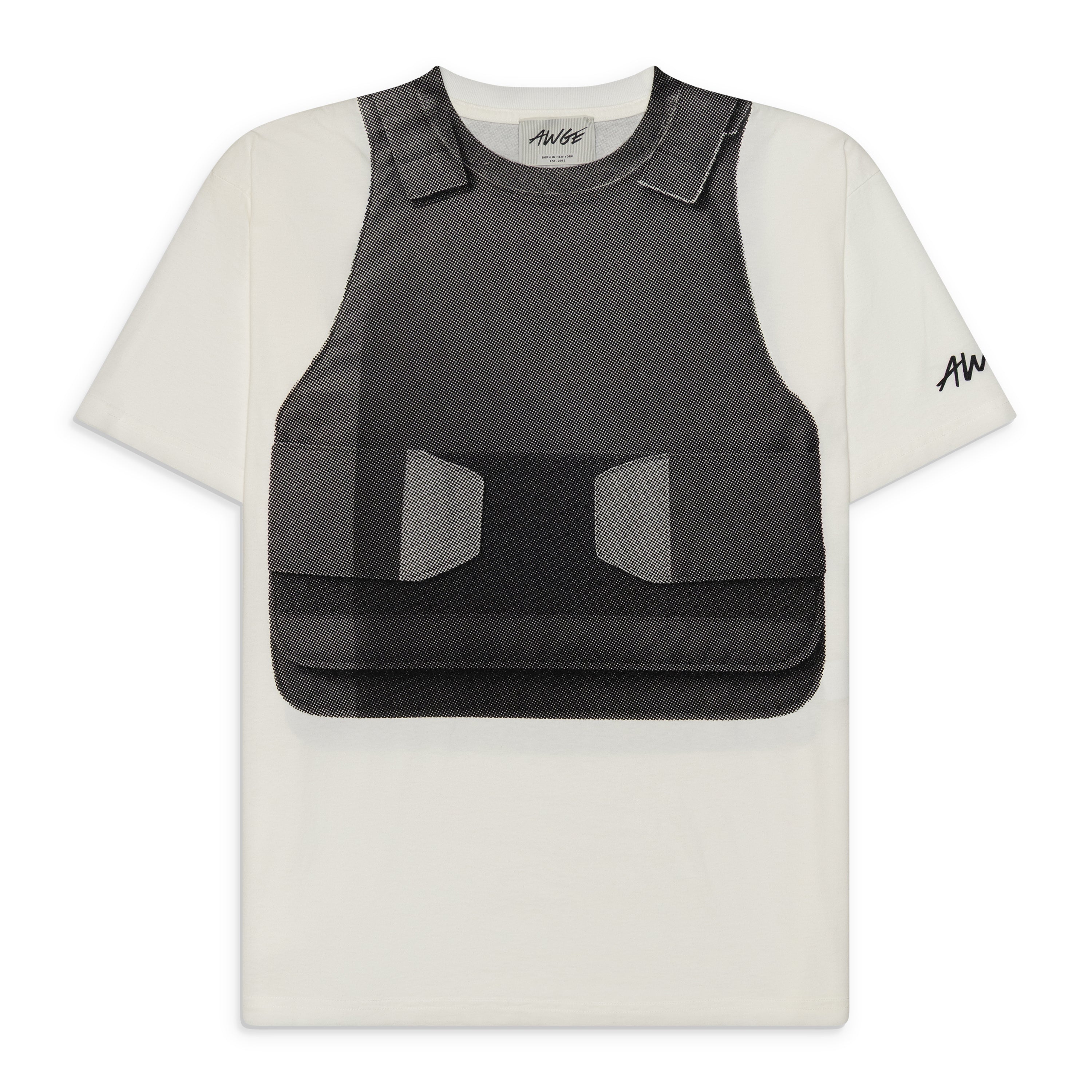 AWGE Vest Tee White White