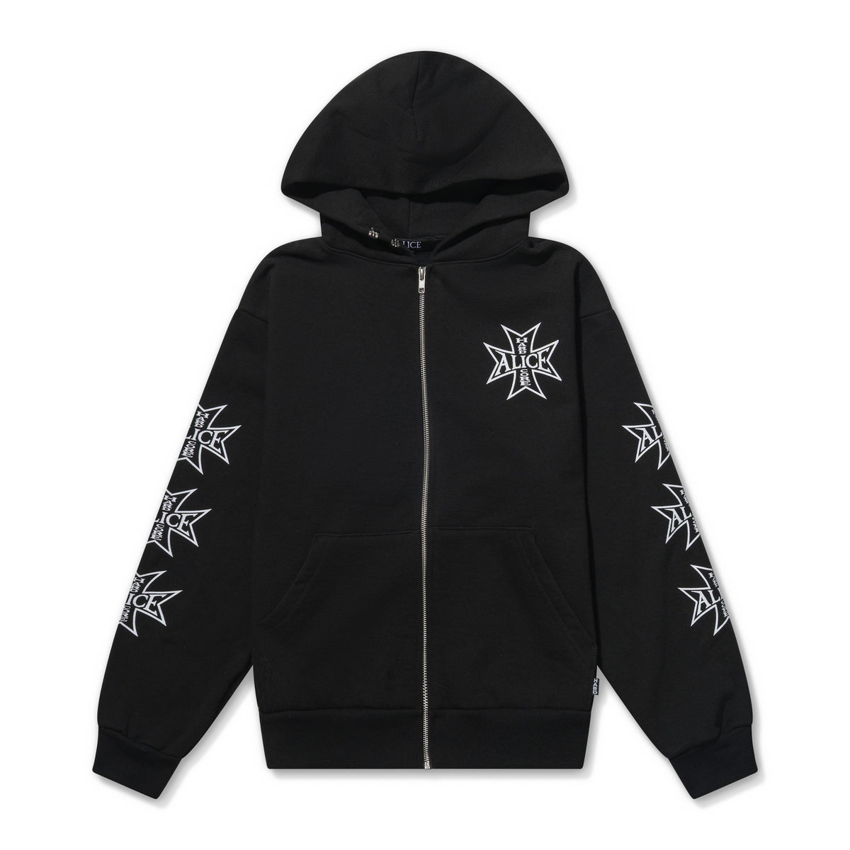 Alice Hollywood 3 Year Anniversary Zip Up Hoodie Black