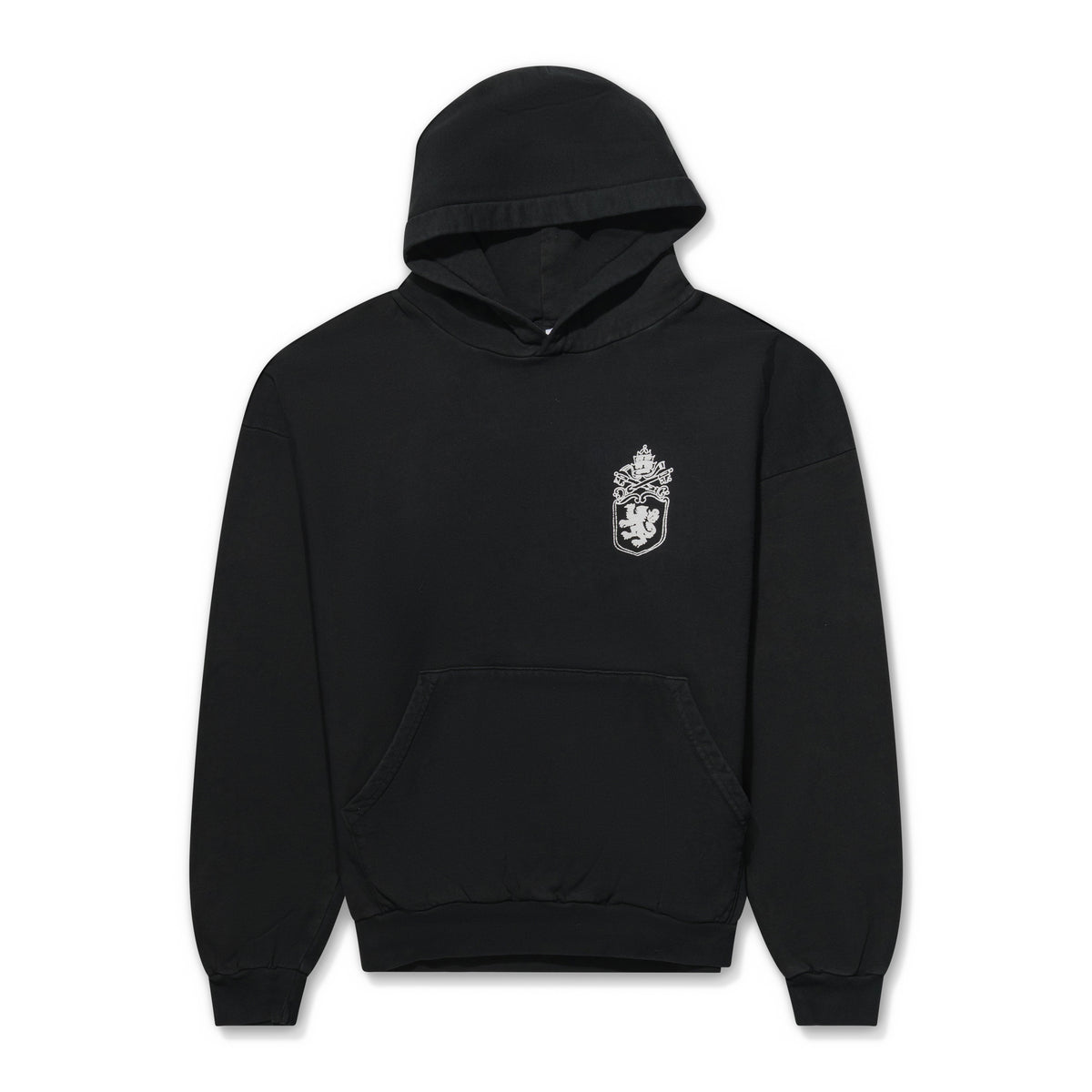 ALEXANDER DIGENOVA Small Crest Hoodie Vintage Black