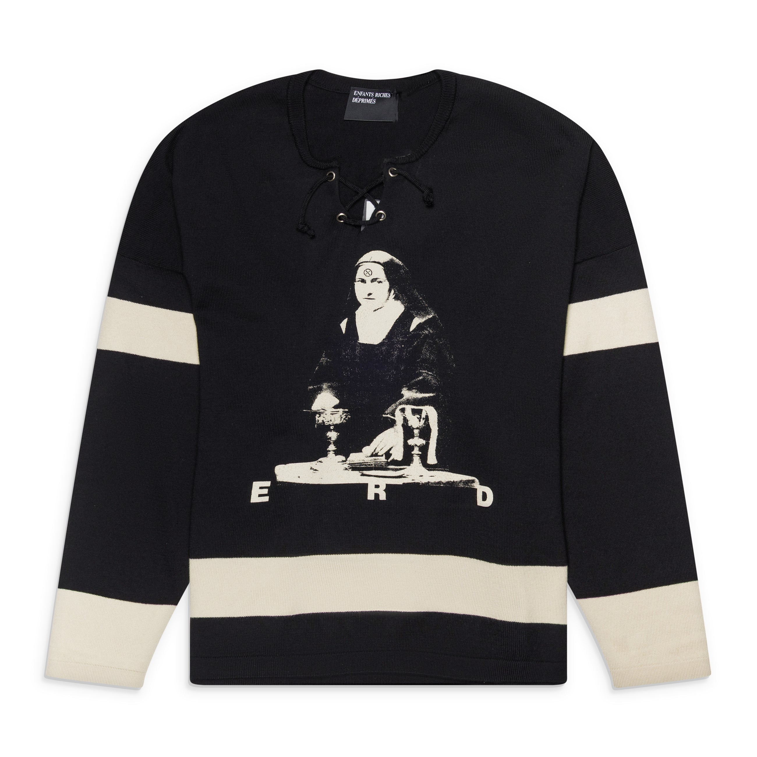 Enfants Riches Deprimes They Broke Me Hockey Jersey Sweater Black