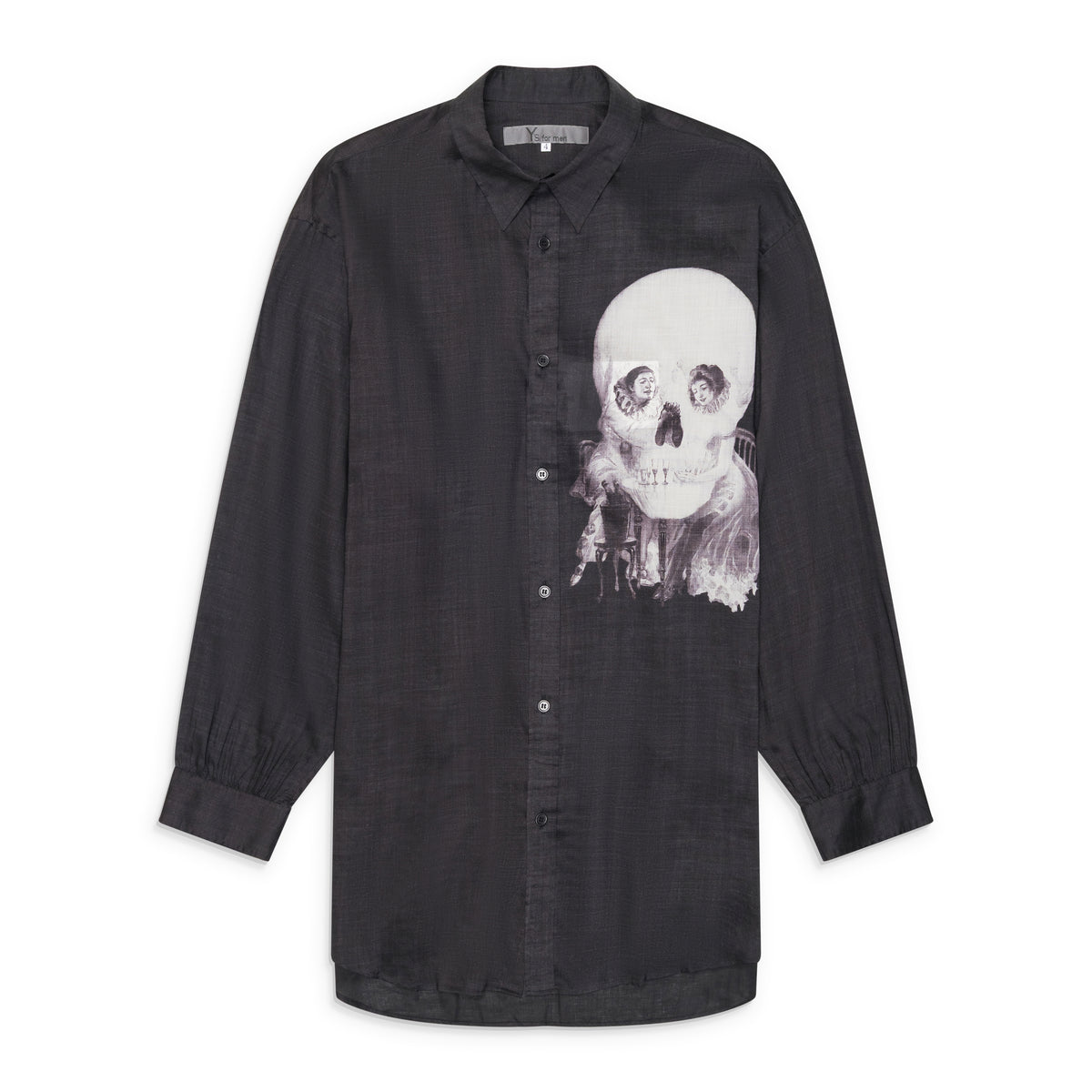 Y's by Yohji Yamamoto Pt Shirt Black 1
