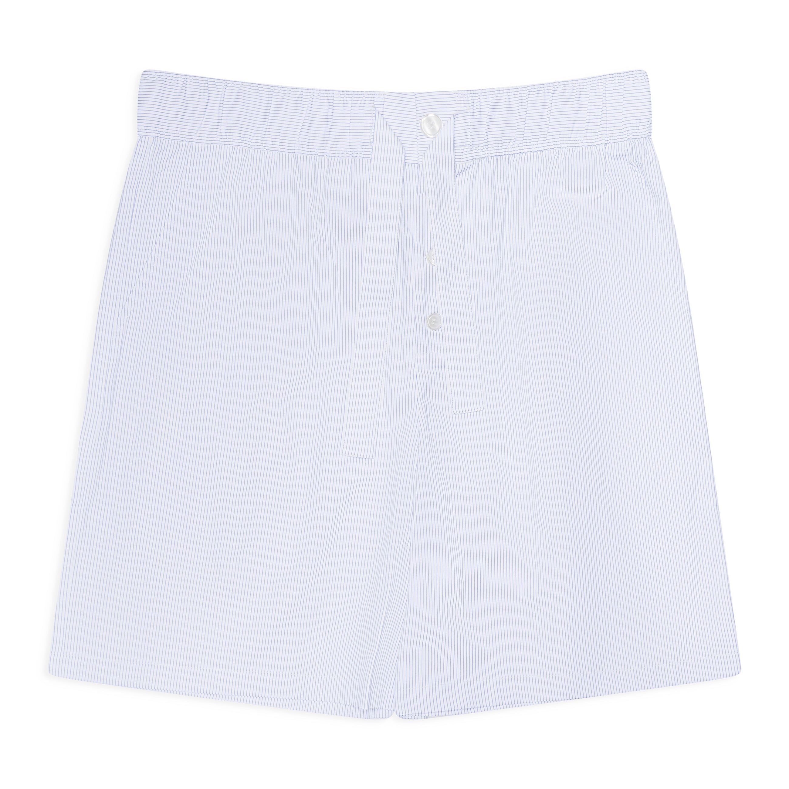 Krost Cotton Stripe Short Blue