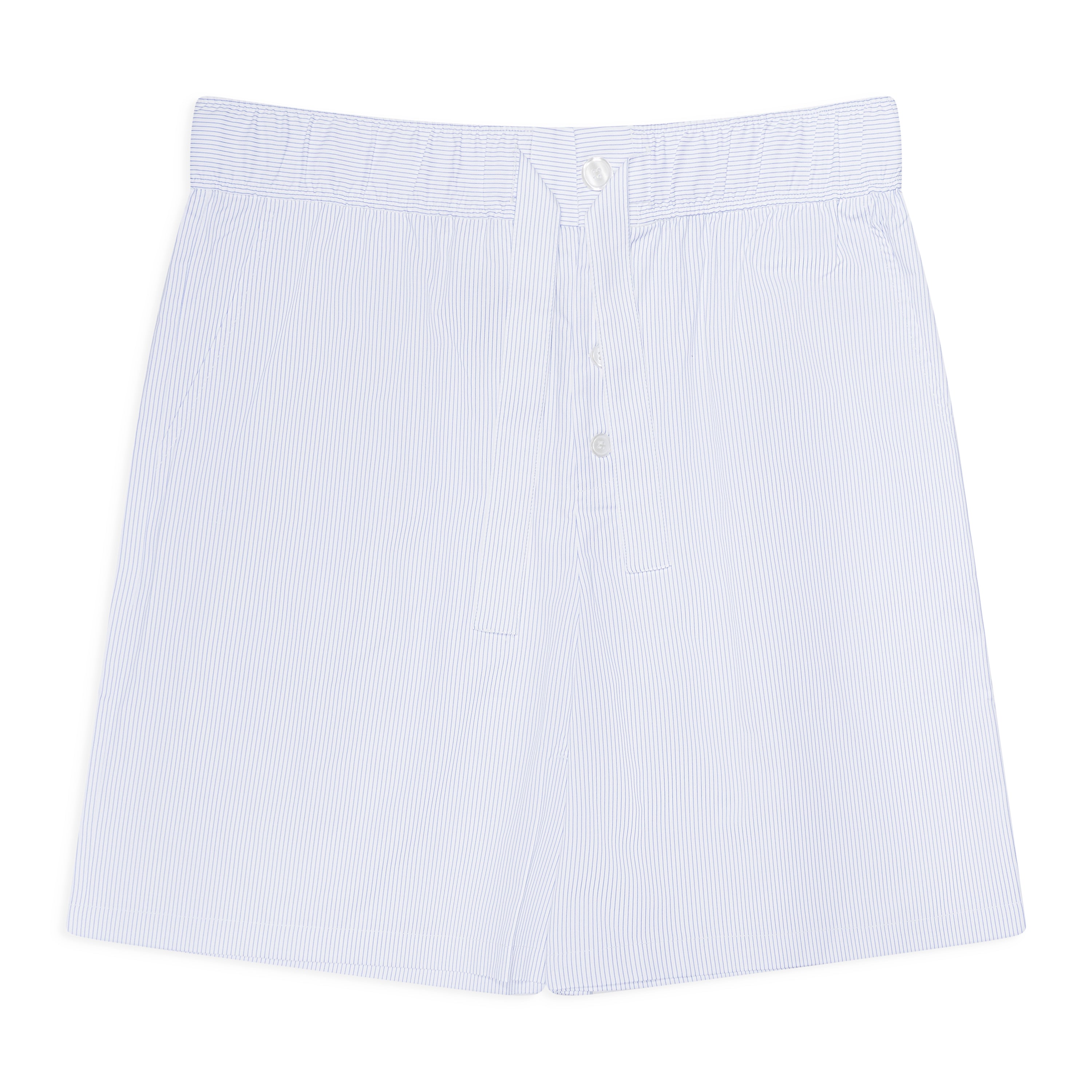 Krost Cotton Stripe Short Blue