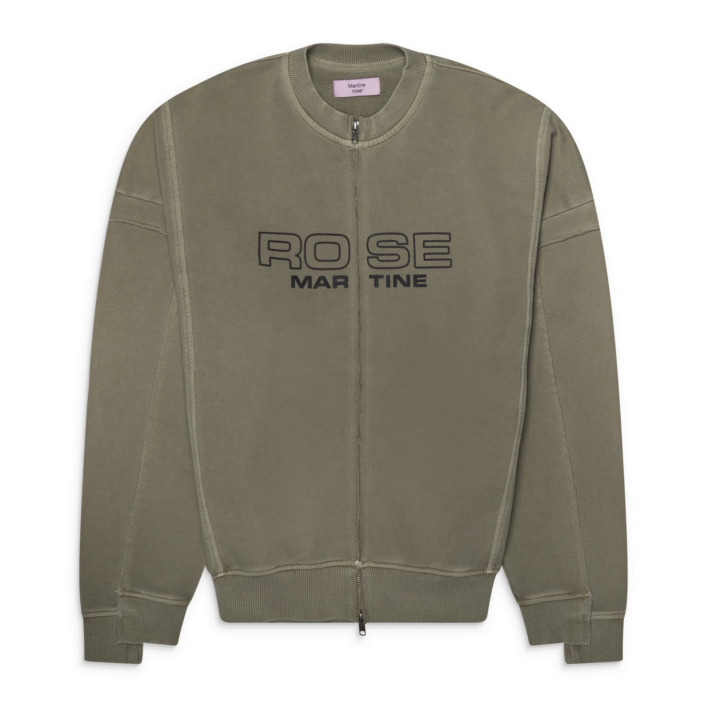 Martine Rose ZIP UP CREW Mサイズ Martine Rose Zip Up Crewneck Green – ESSXNYC