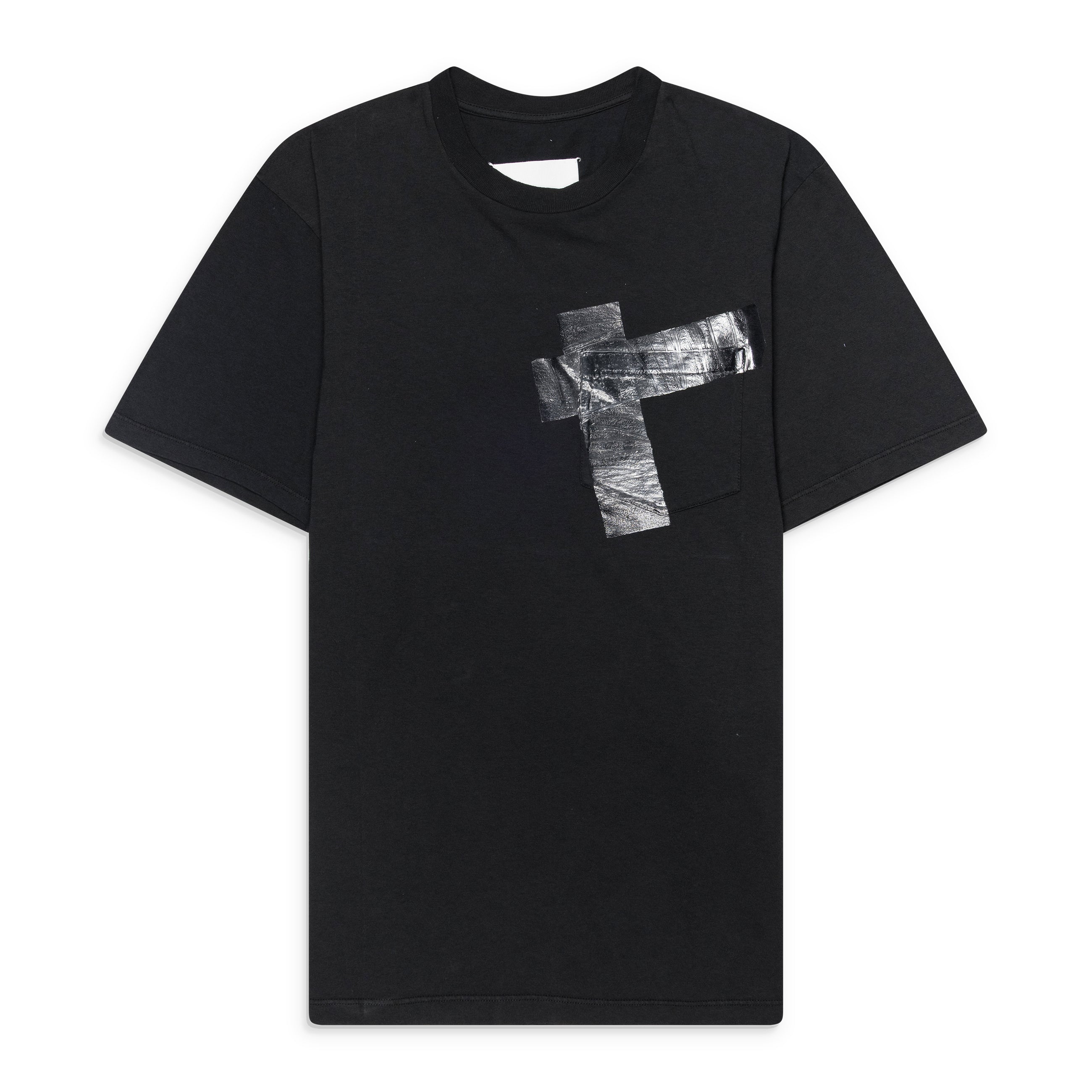 Maison Margiela Pocket T-Shirt With Tape Details Black