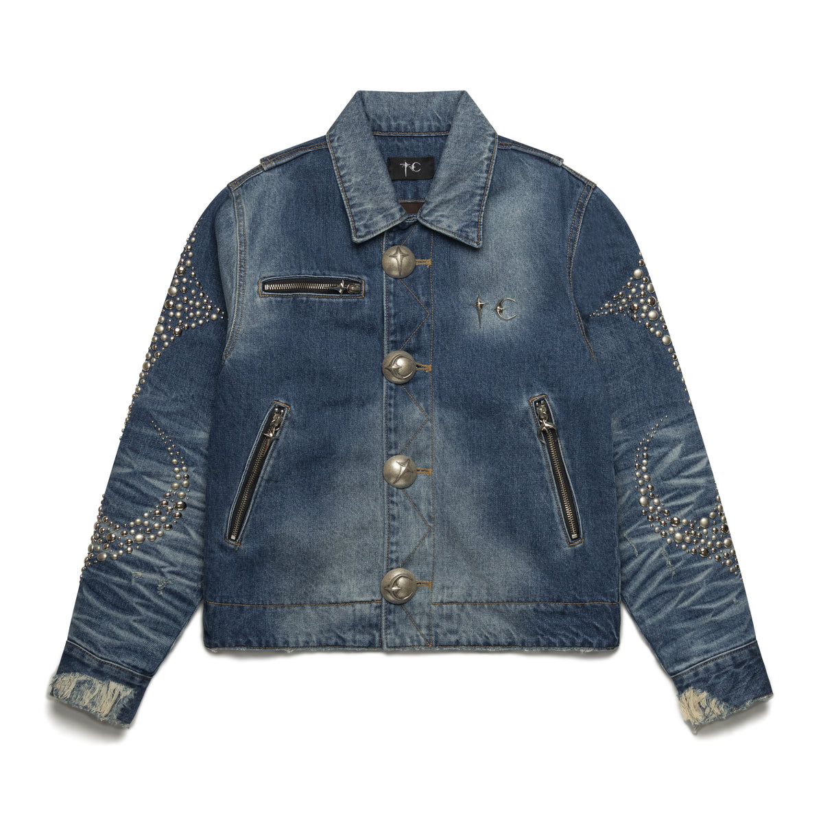 Thug Club Iron Steel Focus Denim Jacket Blue