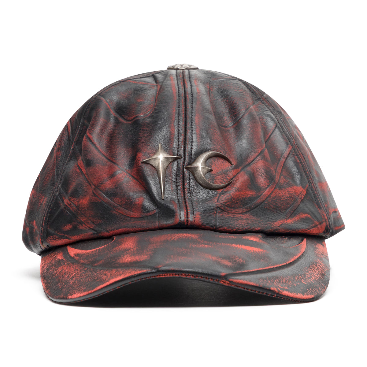 Thug Club Tc Leather Chopper Cap Red