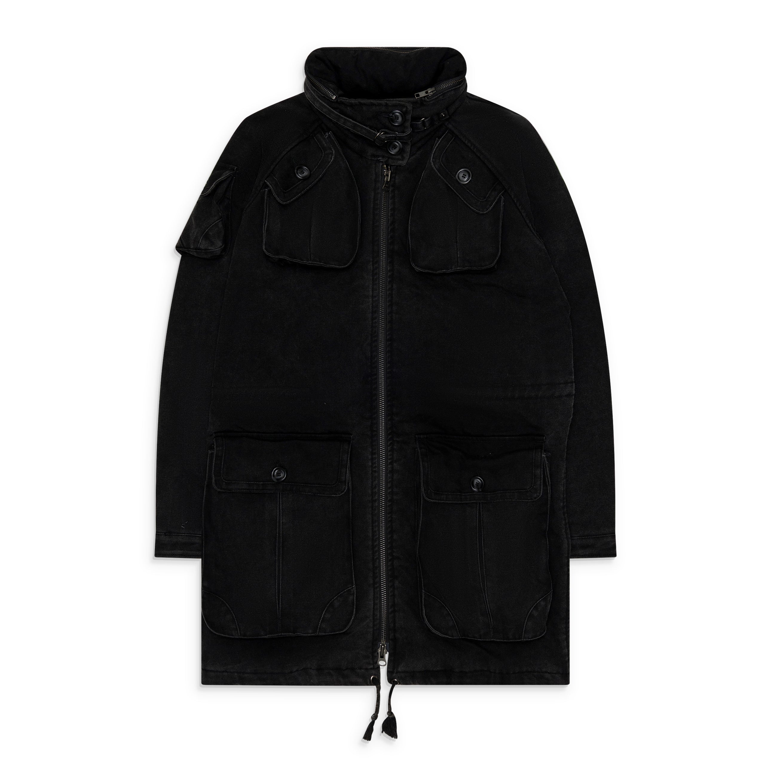 Troubled Waters Military Mods Coat Black