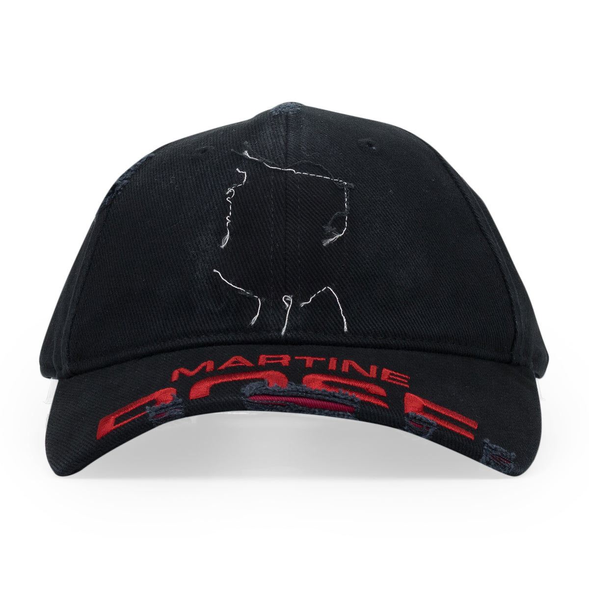 Martine Rose Cut Peak Cap Black – ESSXNYC