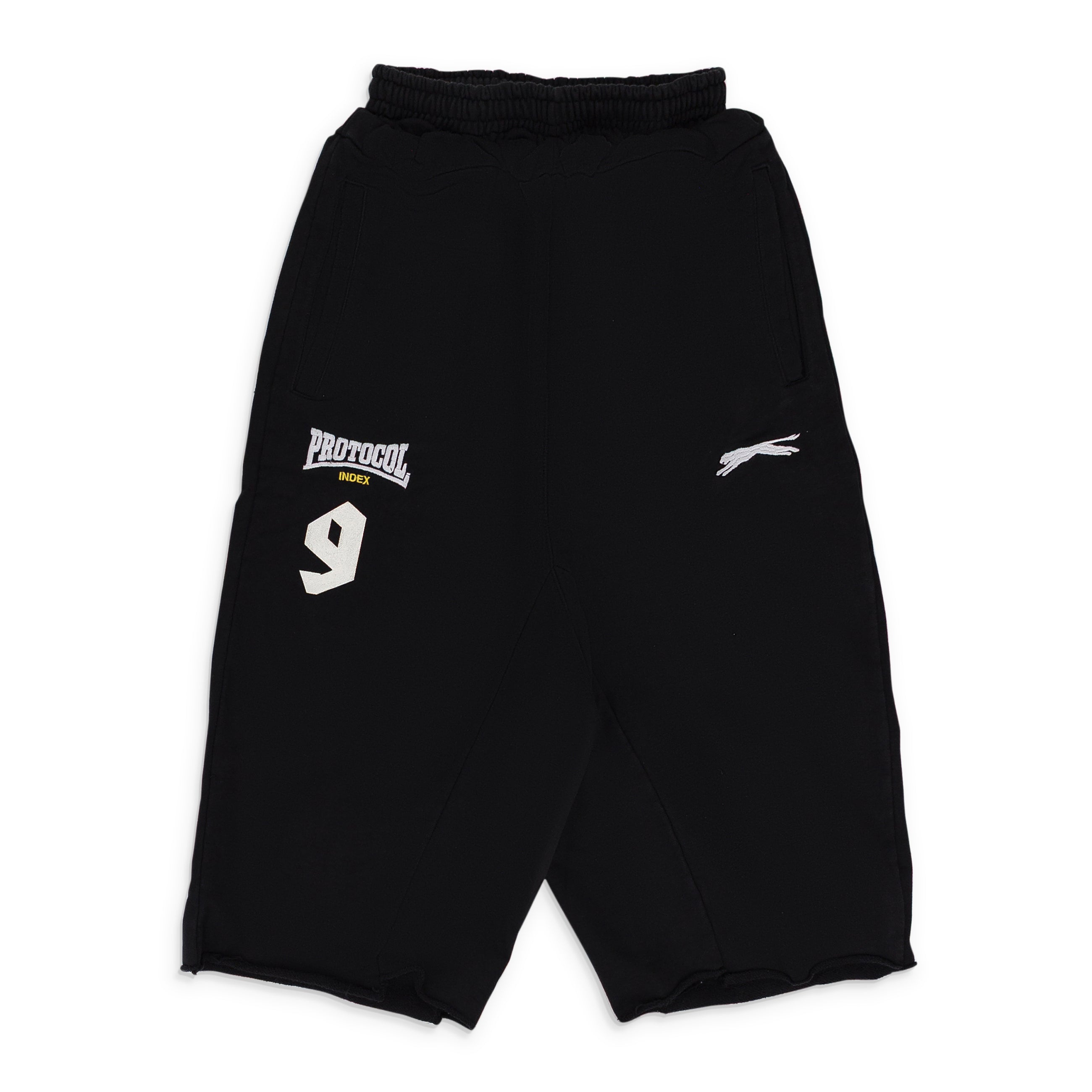 Protocol Index Folded Waist Jorts Black