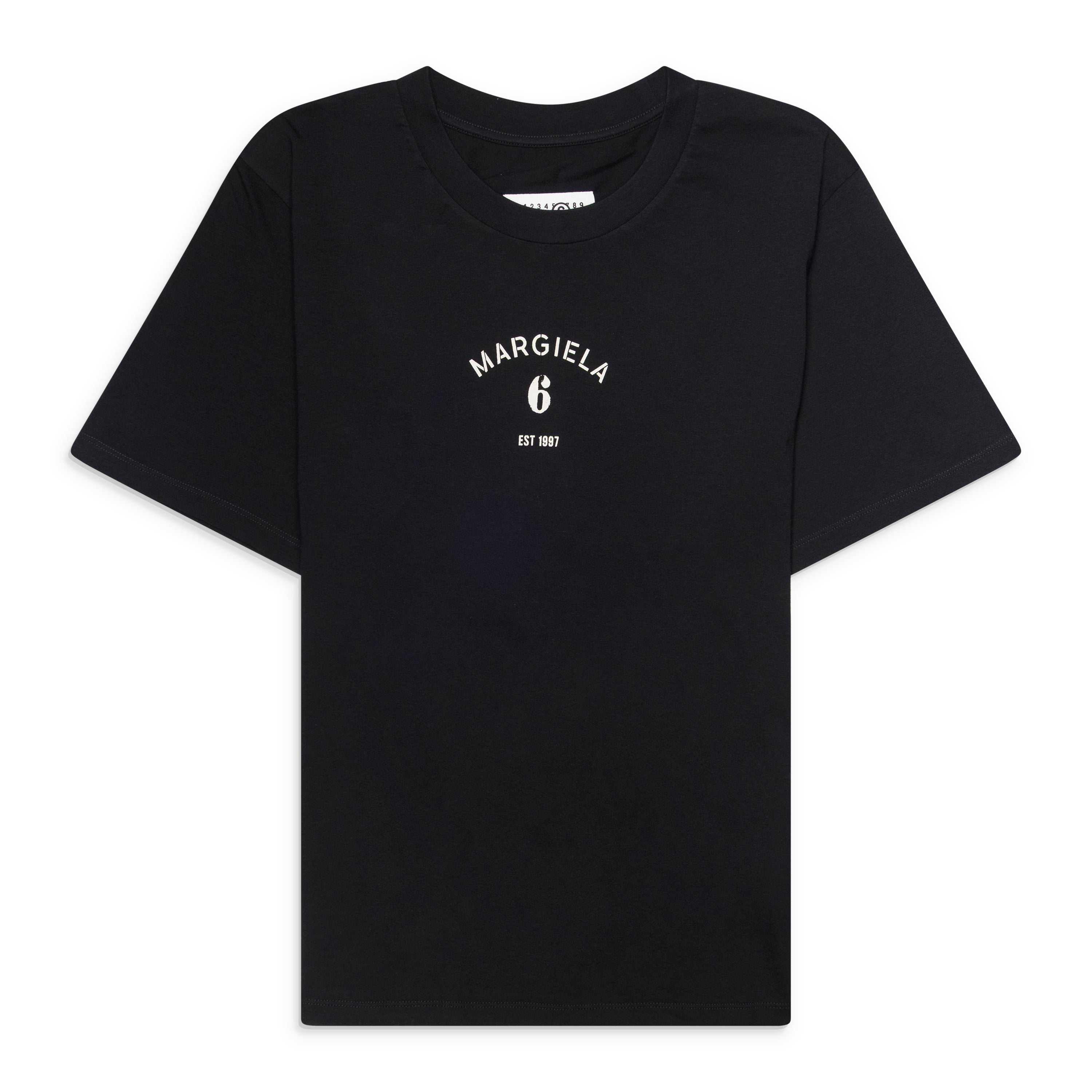 MM6 Maison Margiela Logo T-Shirt Black