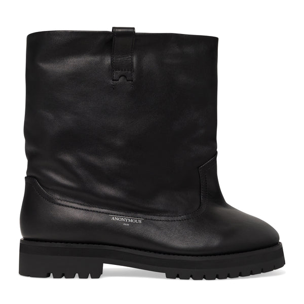 靴 unknown Black Leather boots 27~28 Mode ANONYMOUS CLUB Low Shaft Boots Black – ESSXNYC