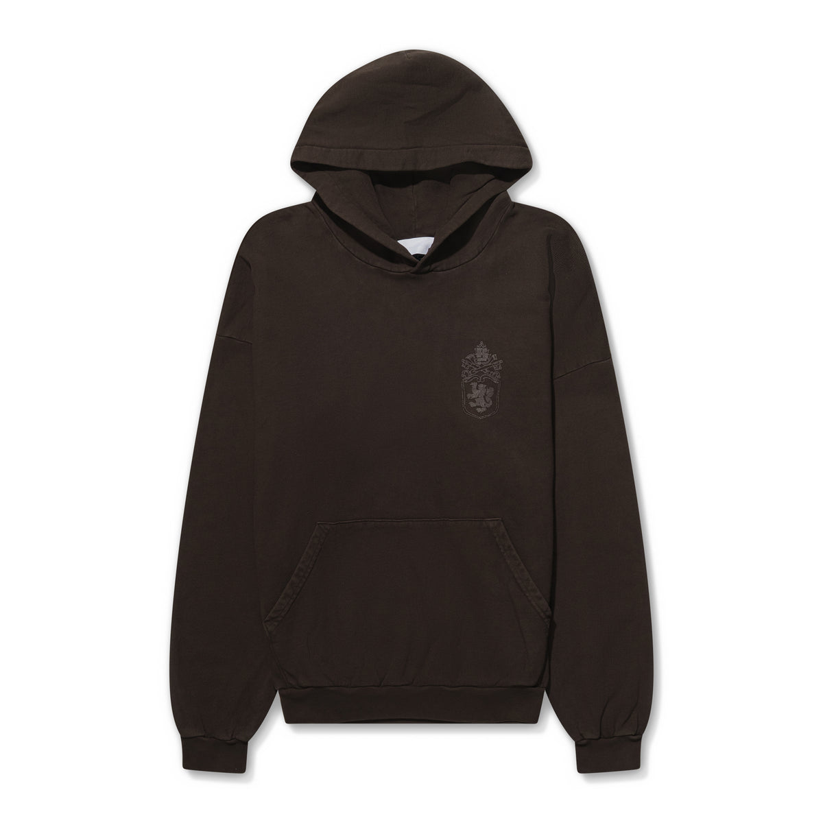 ALEXANDER DIGENOVA Small Crest Hoodie Vintage Brown