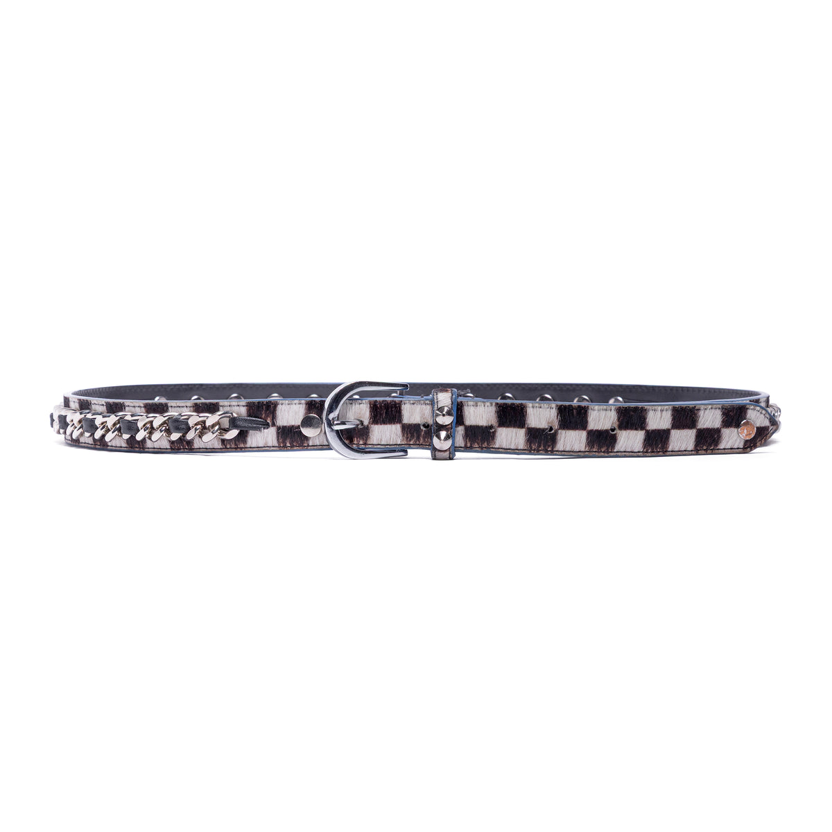 YOSSI CORP Leather Belt Multicolor