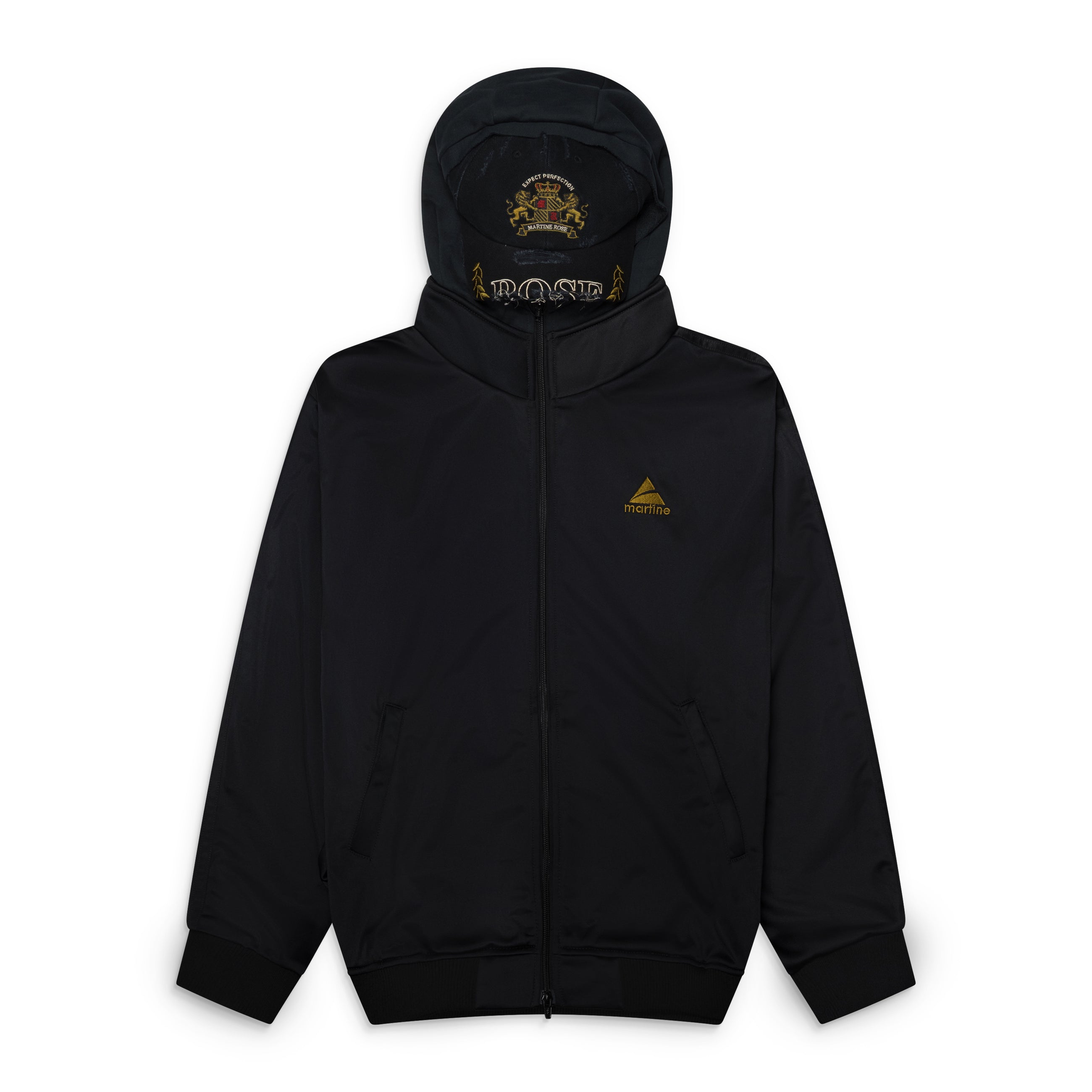 Martine Rose Hood Cap Track Jacket Black