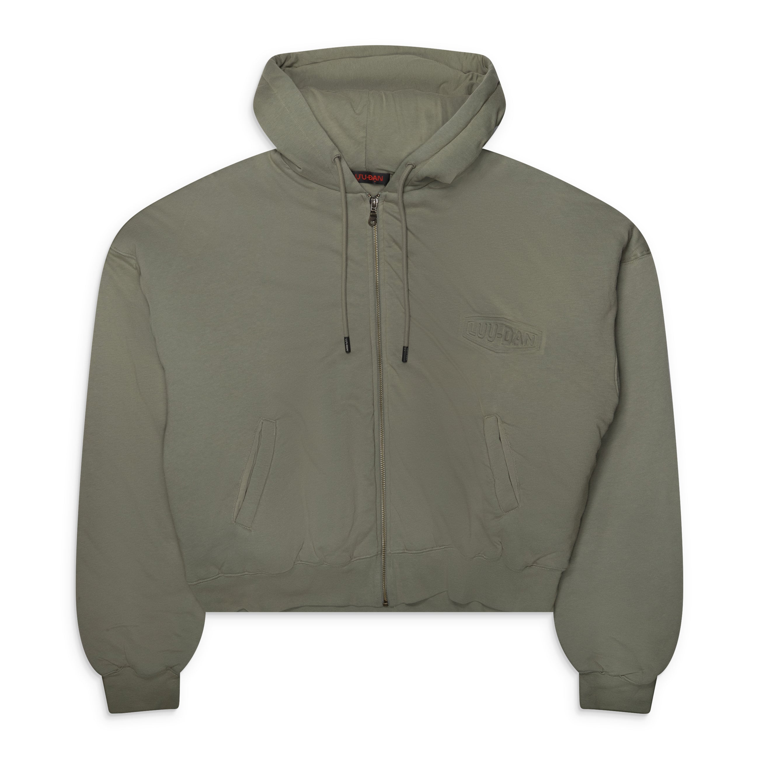 Lu'u Dan Wadded Hoodie Green
