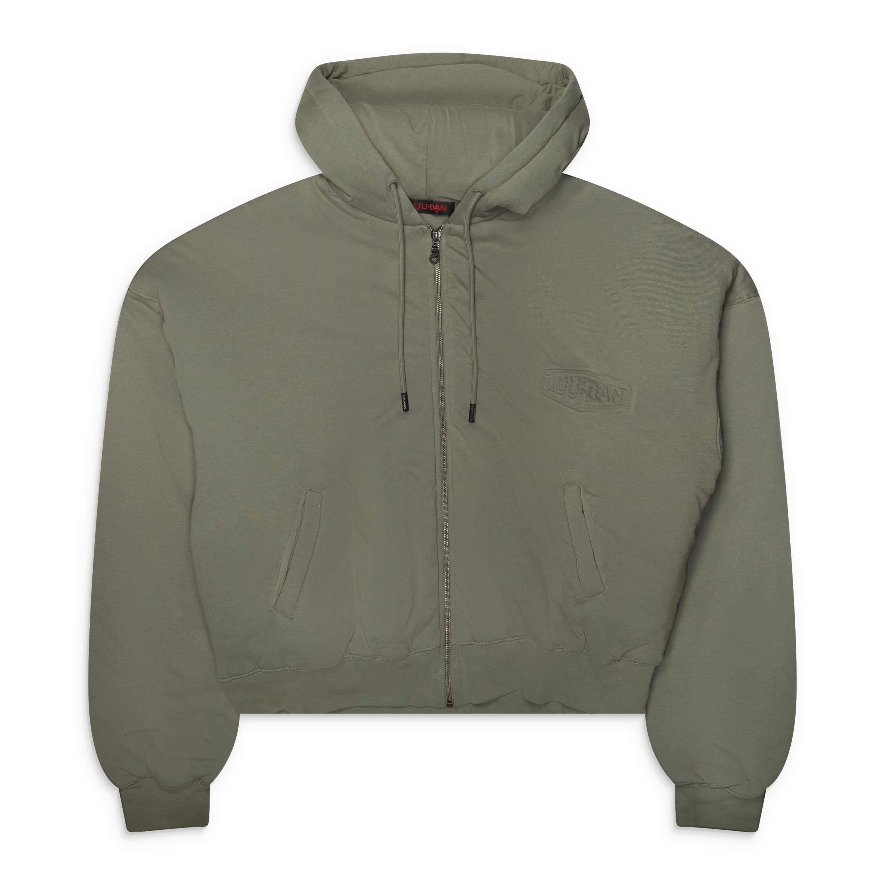 Lu'u Dan Wadded Hoodie Green